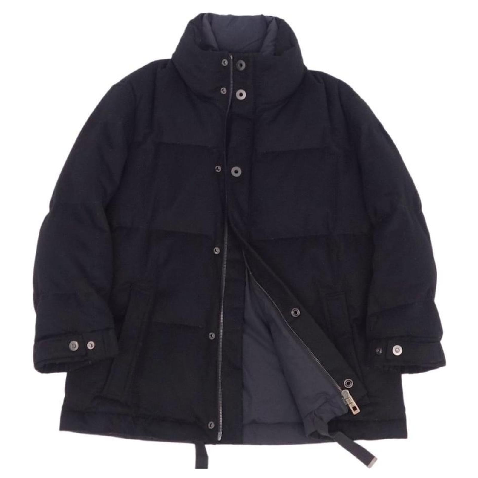 Louis Vuitton Men Coats Outerwear Black Wool ref.387714 - Joli Closet
