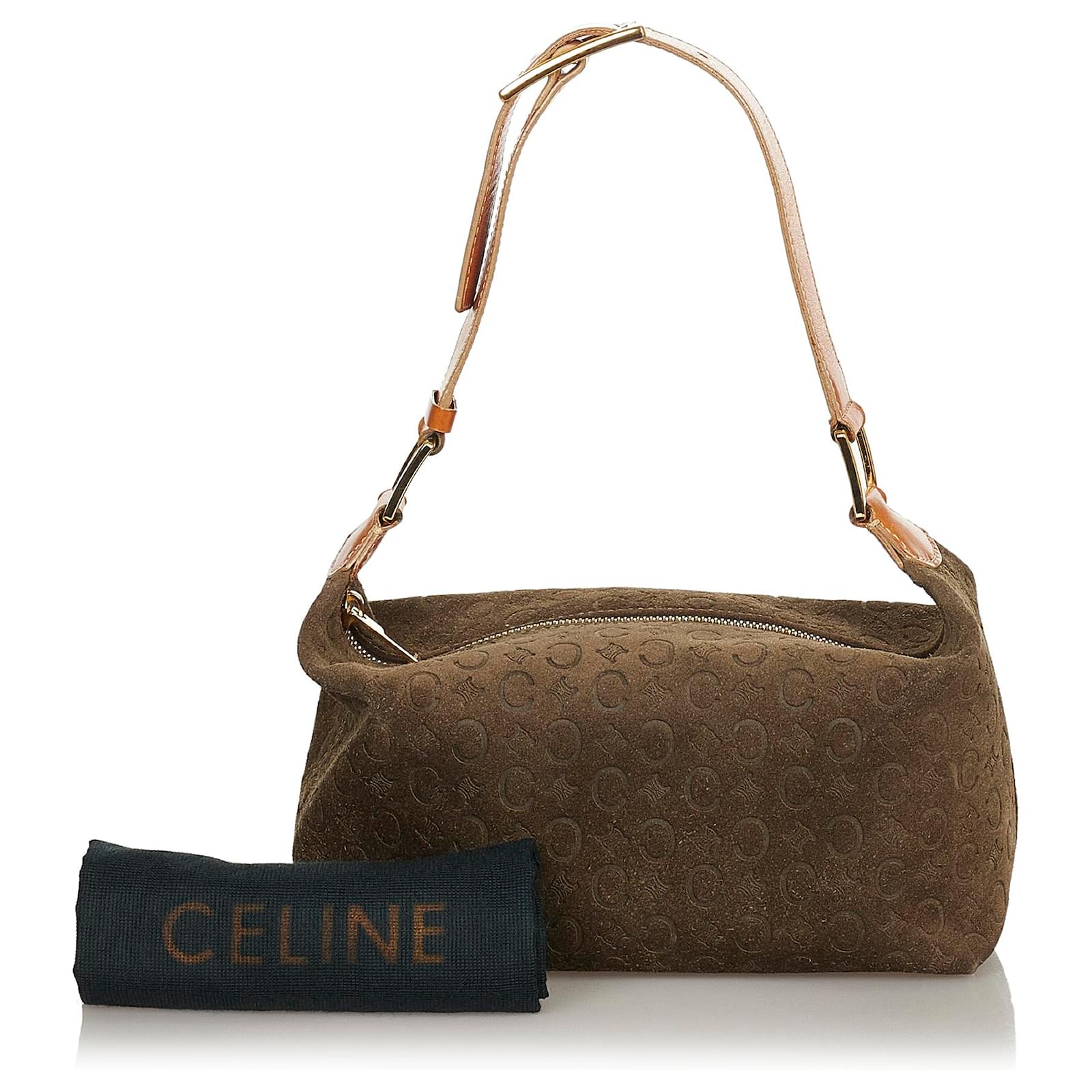 バッグ CELINE C MACADAM SUEDE SHOULDER BAG 388072-10.jpg