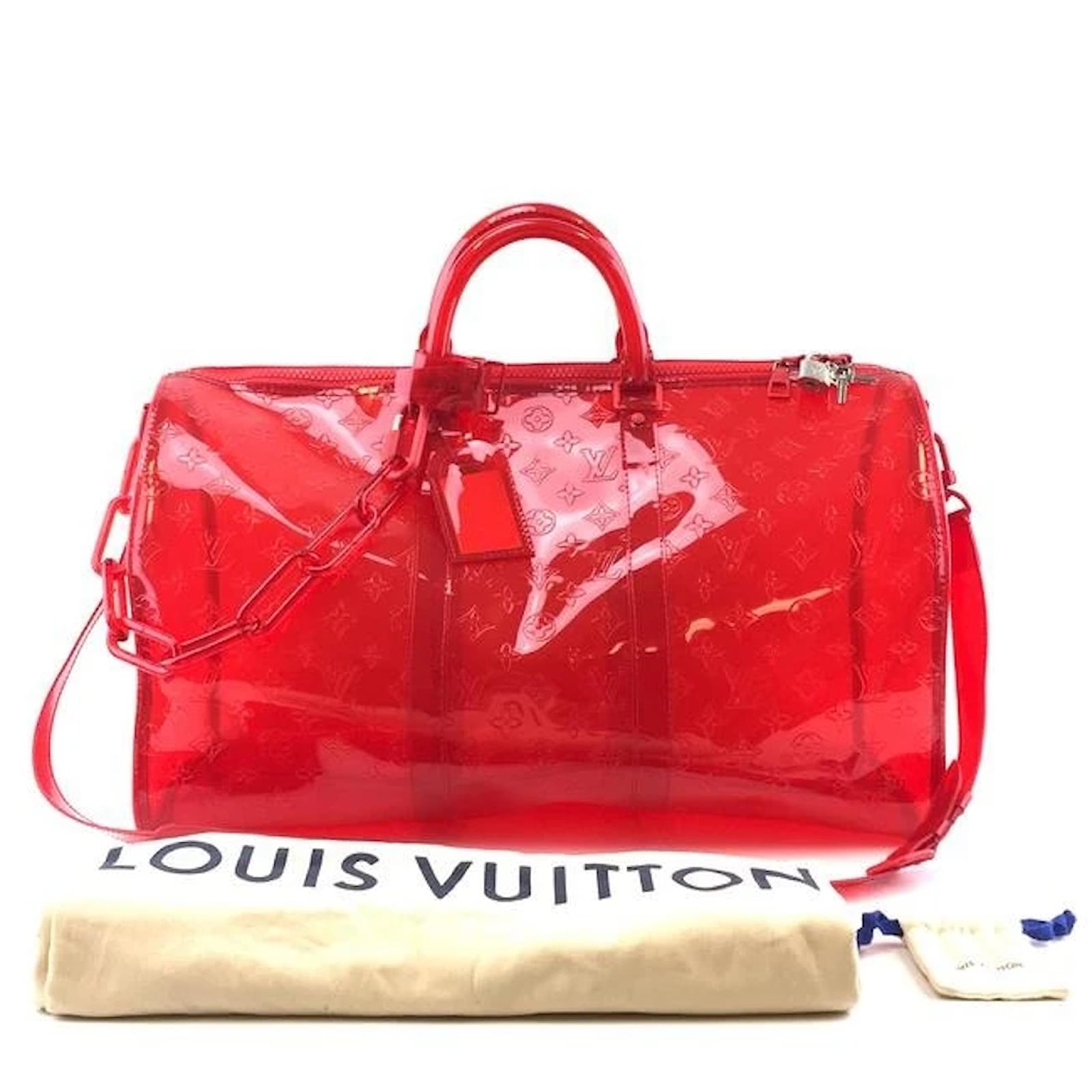 Louis Vuitton Keepall 50 Tasche Rot ref.388224 - Joli Closet