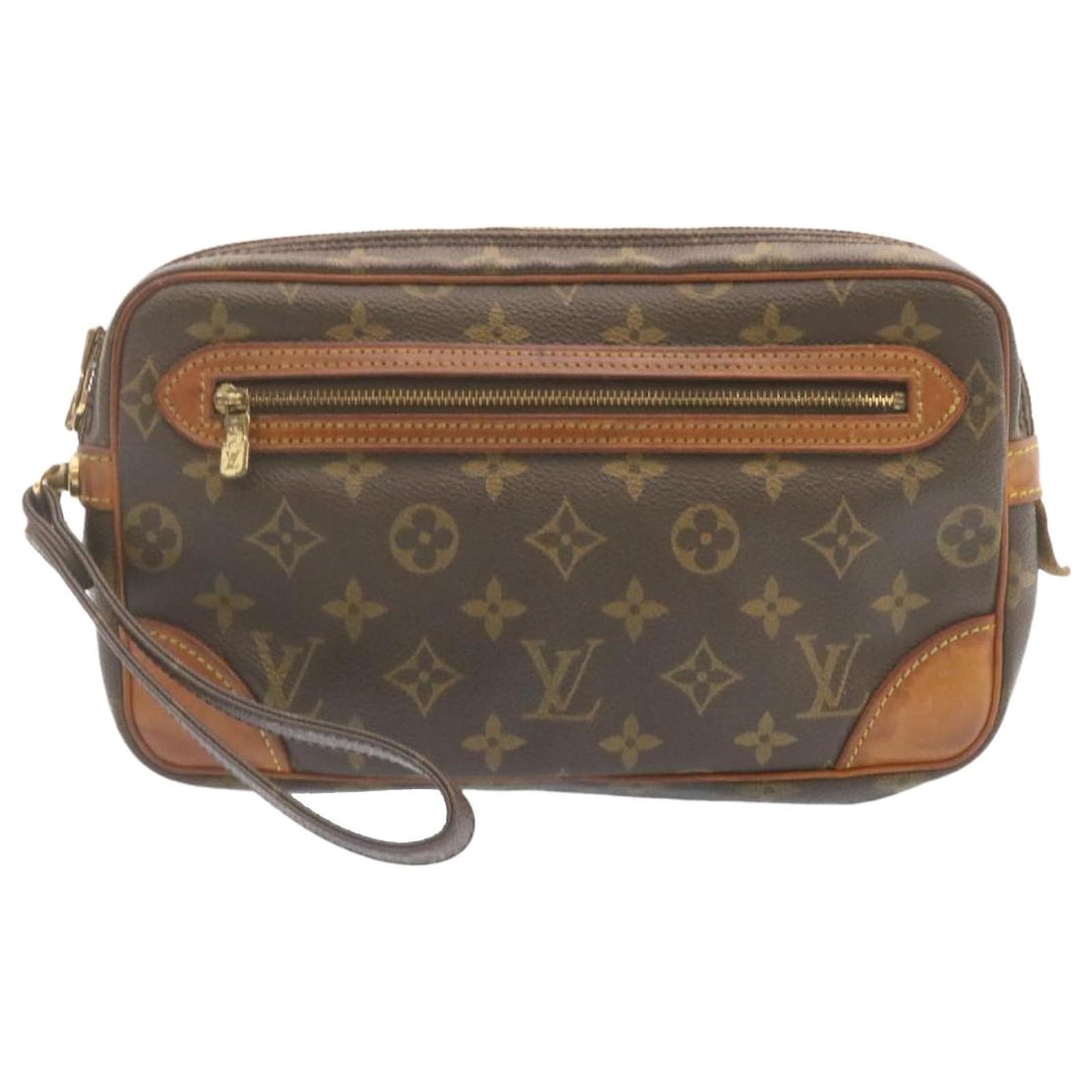 LOUIS VUITTON Monogramm Marly Dragonne GM Clutch Bag M.51825 LV 