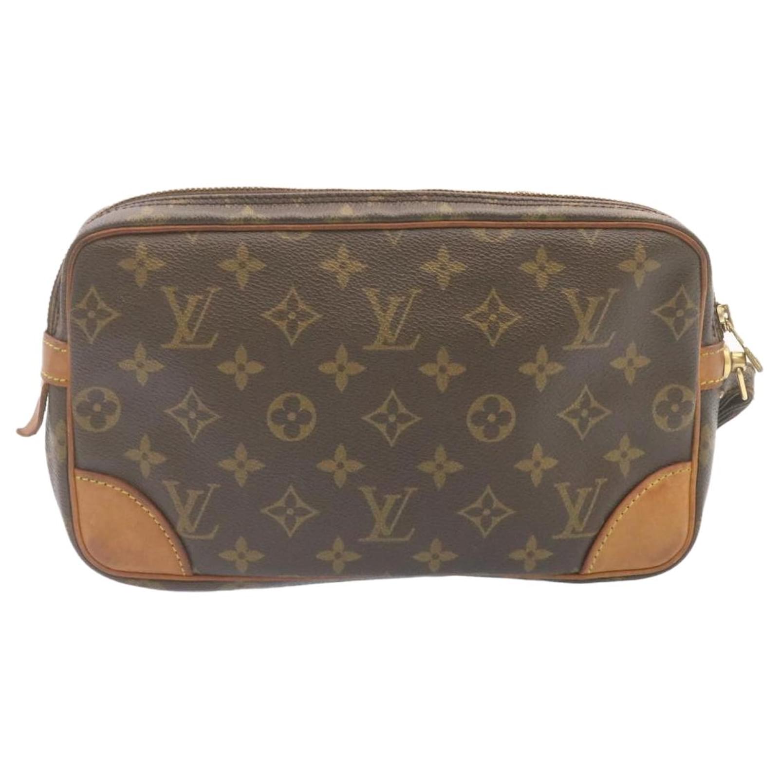 LOUIS VUITTON Monogramm Marly Dragonne GM Clutch Bag M.51825 LV 
