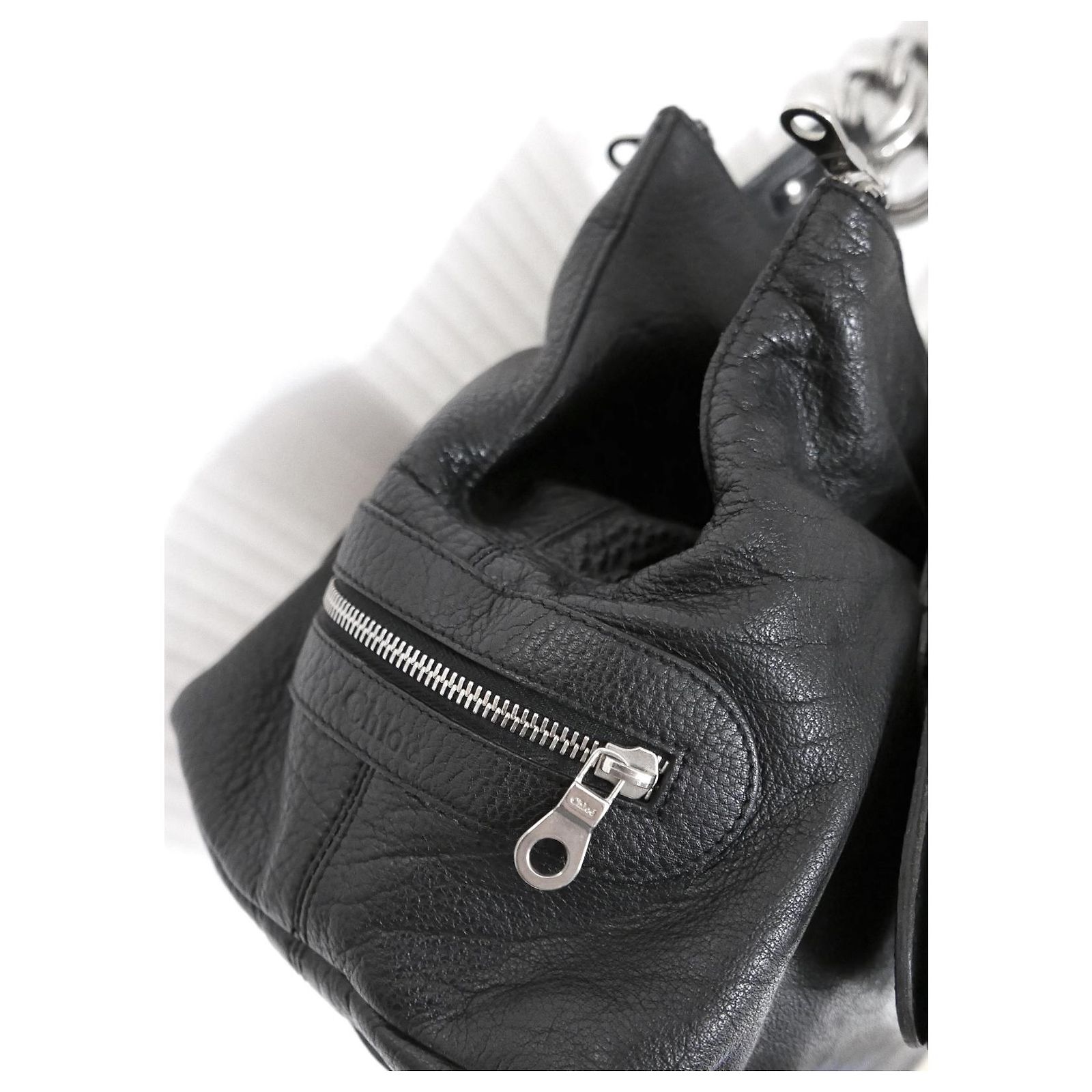 Sac cuir de voyage Mercedes-Benz Weekender Noir