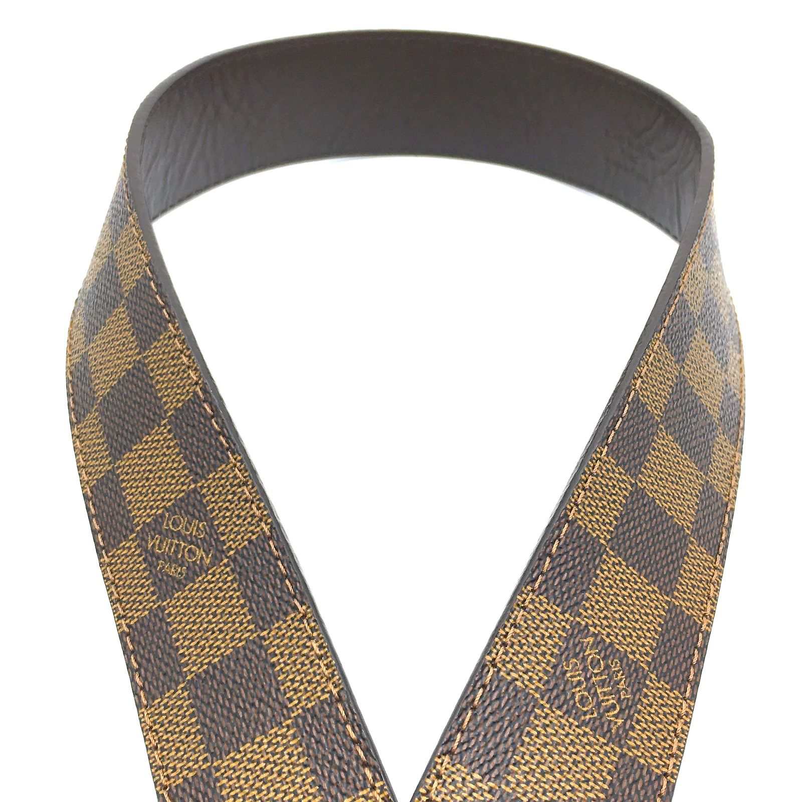 Louis Vuitton damier ebene 40mm Initials Belt Size 85/34 