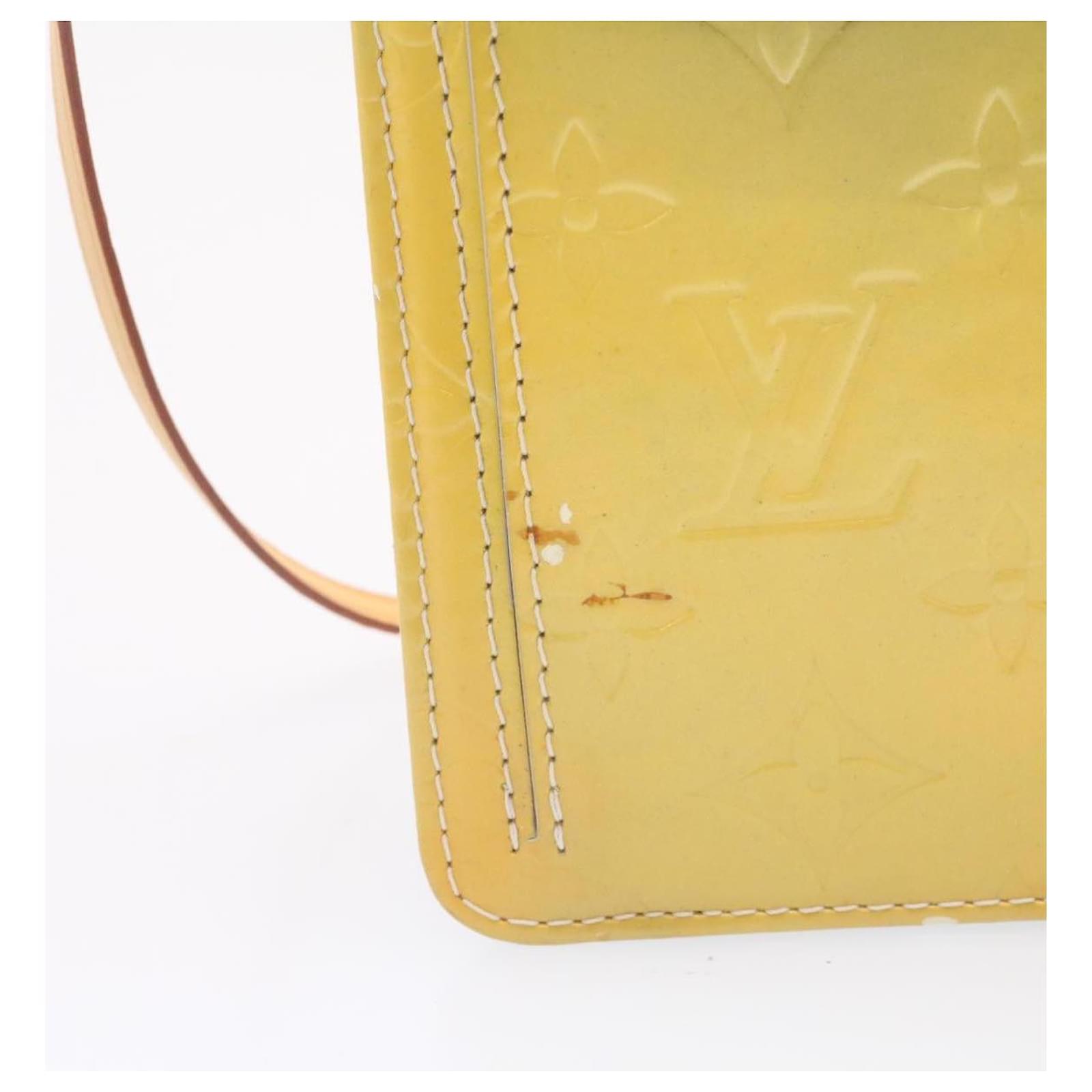 LOUIS VUITTON Monogram Vernis Mott Accessory Pouch Gris M91030 LV Auth  37907 Patent leather ref.848715 - Joli Closet