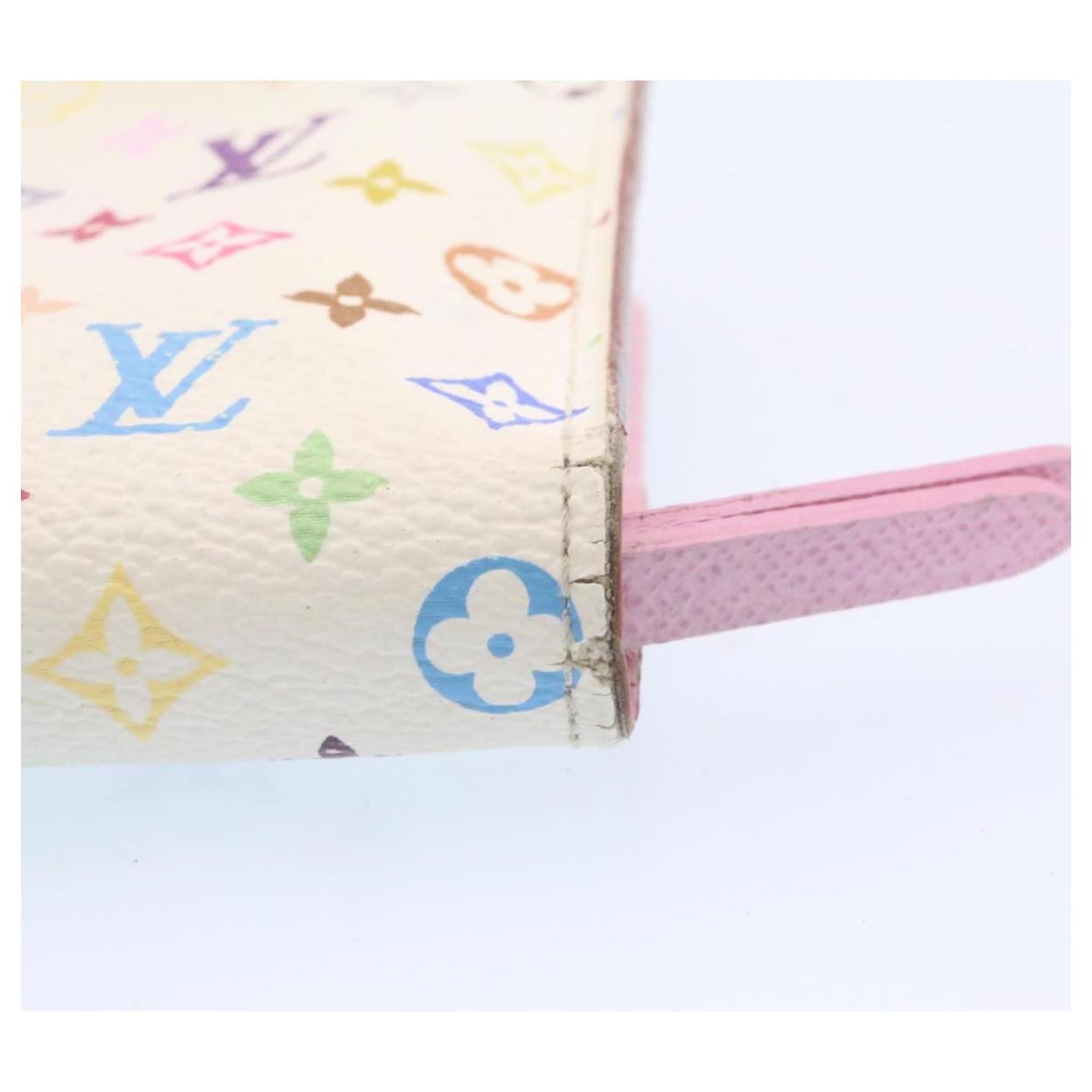 LOUIS VUITTON Multicolor Portefeuille Insolite Wallet White M93753 LV Auth  47569 ref.993466 - Joli Closet