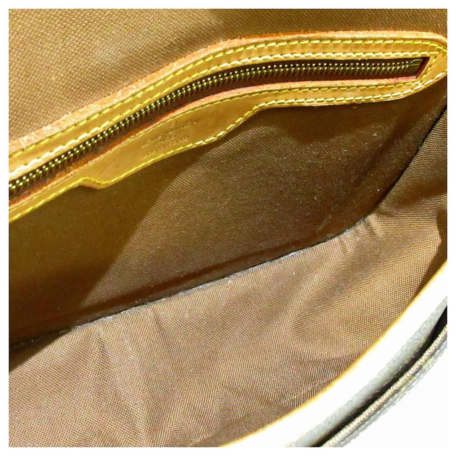 Louis Vuitton Sologne Brown Cloth ref.389989 - Joli Closet