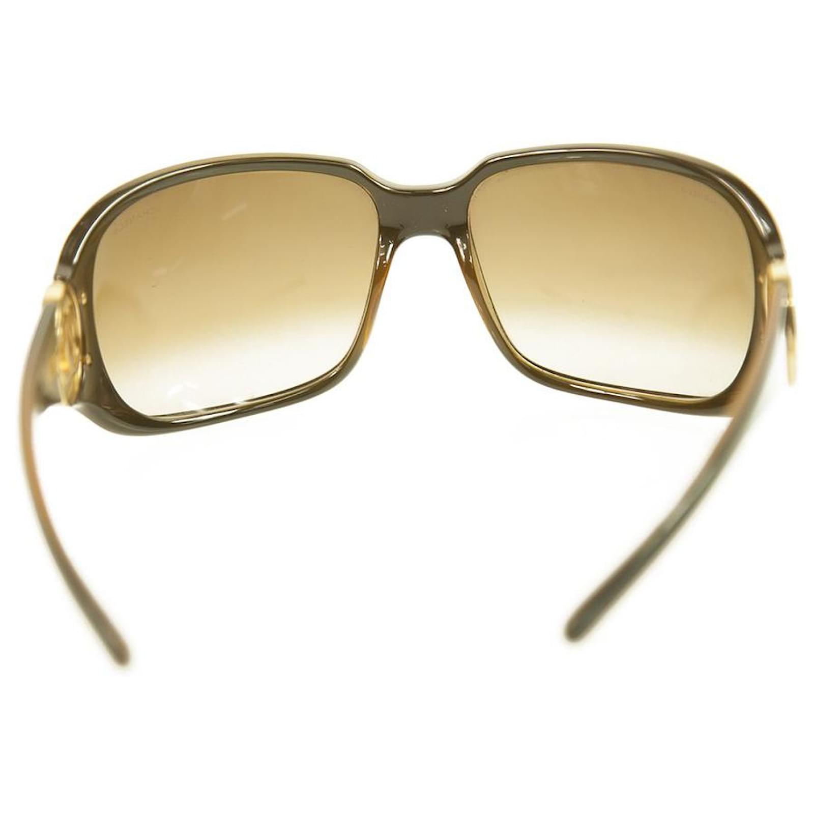 Chanel 6023 Gafas de sol graduadas con logo CC de metal dorado y