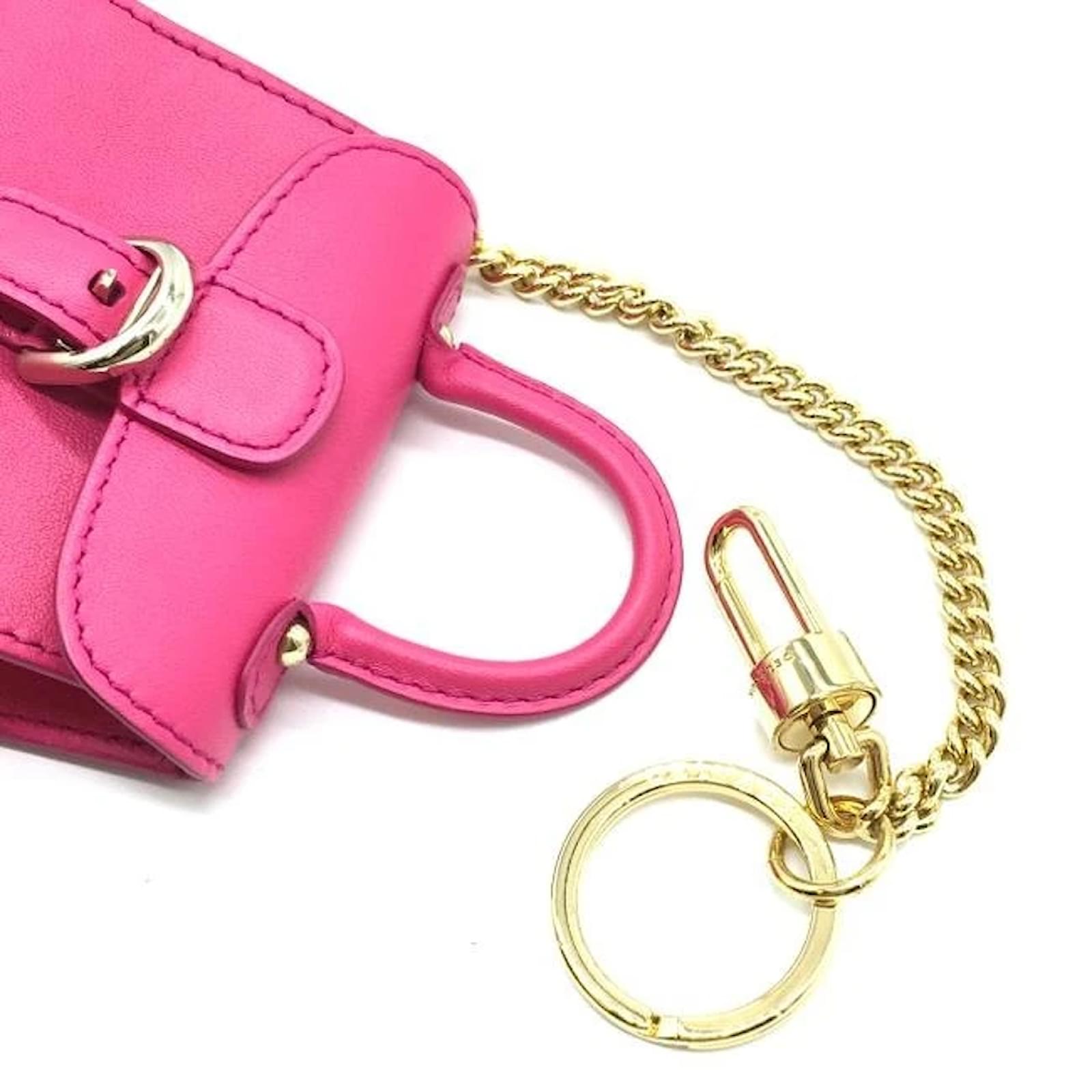 Delvaux Mini Brillant Charm Pink Leather ref.390008 - Joli Closet