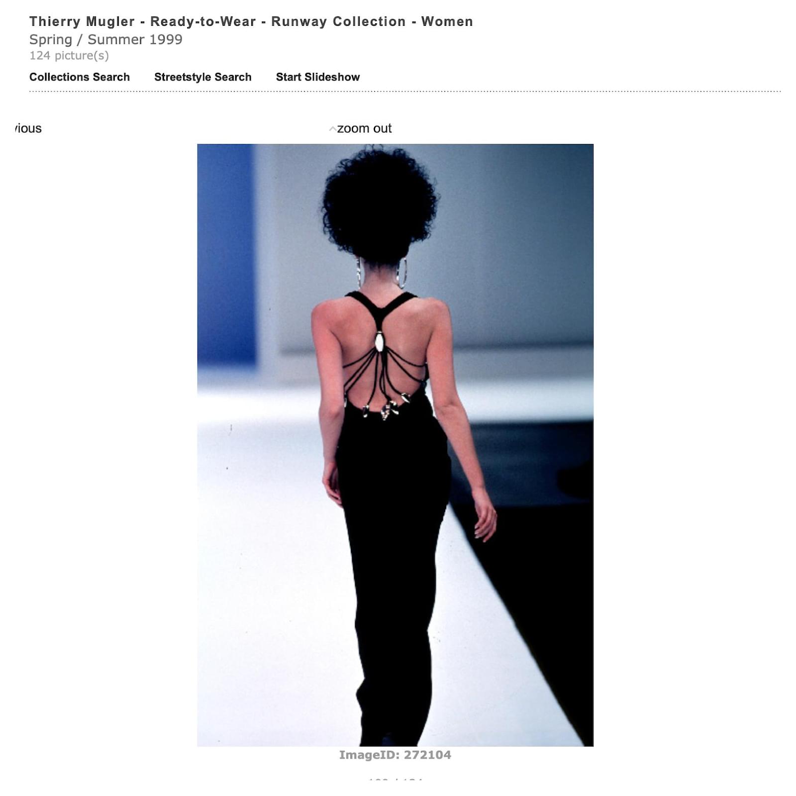 Thierry Mugler Dresses Beige Polyamide Acrylic Joli