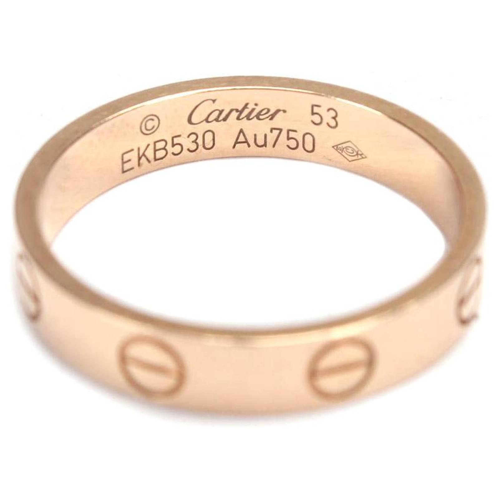 cartier 18K Rose Gold Love Ring in rose gold 18k Rose Gold Golden ...