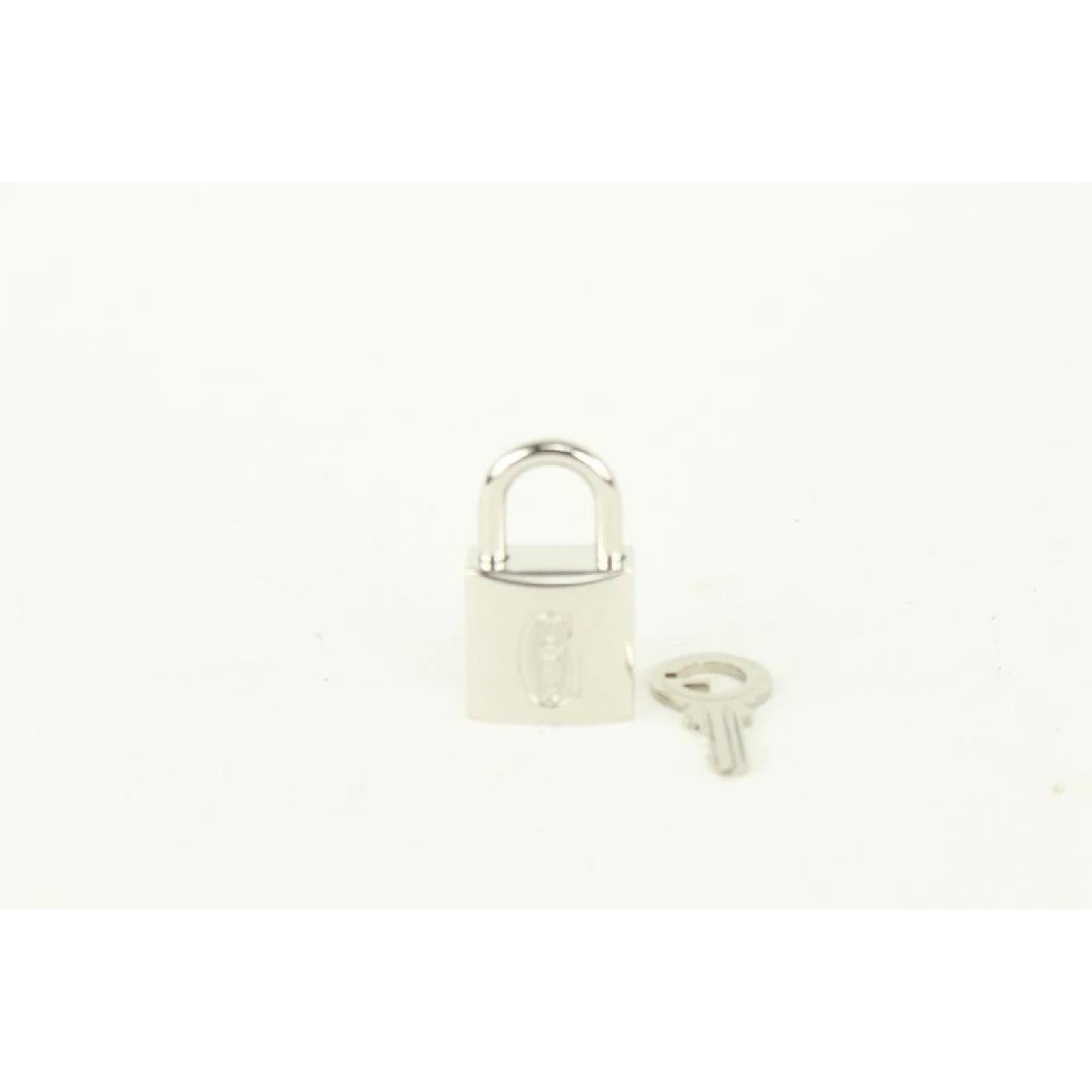 Goyard Logo Lock and Key Set Cadena Padlock Bag Charm ref.391702