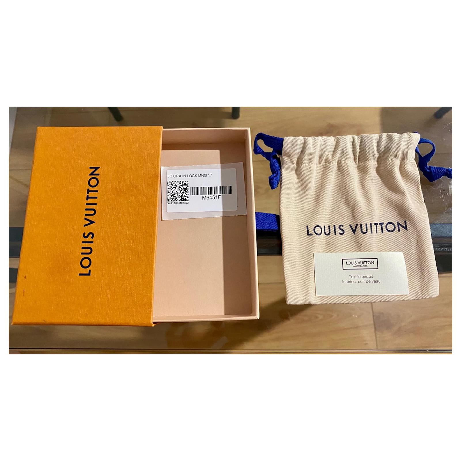 Louis Vuitton Crazy in lock Dark brown Leather ref.391380 - Joli Closet