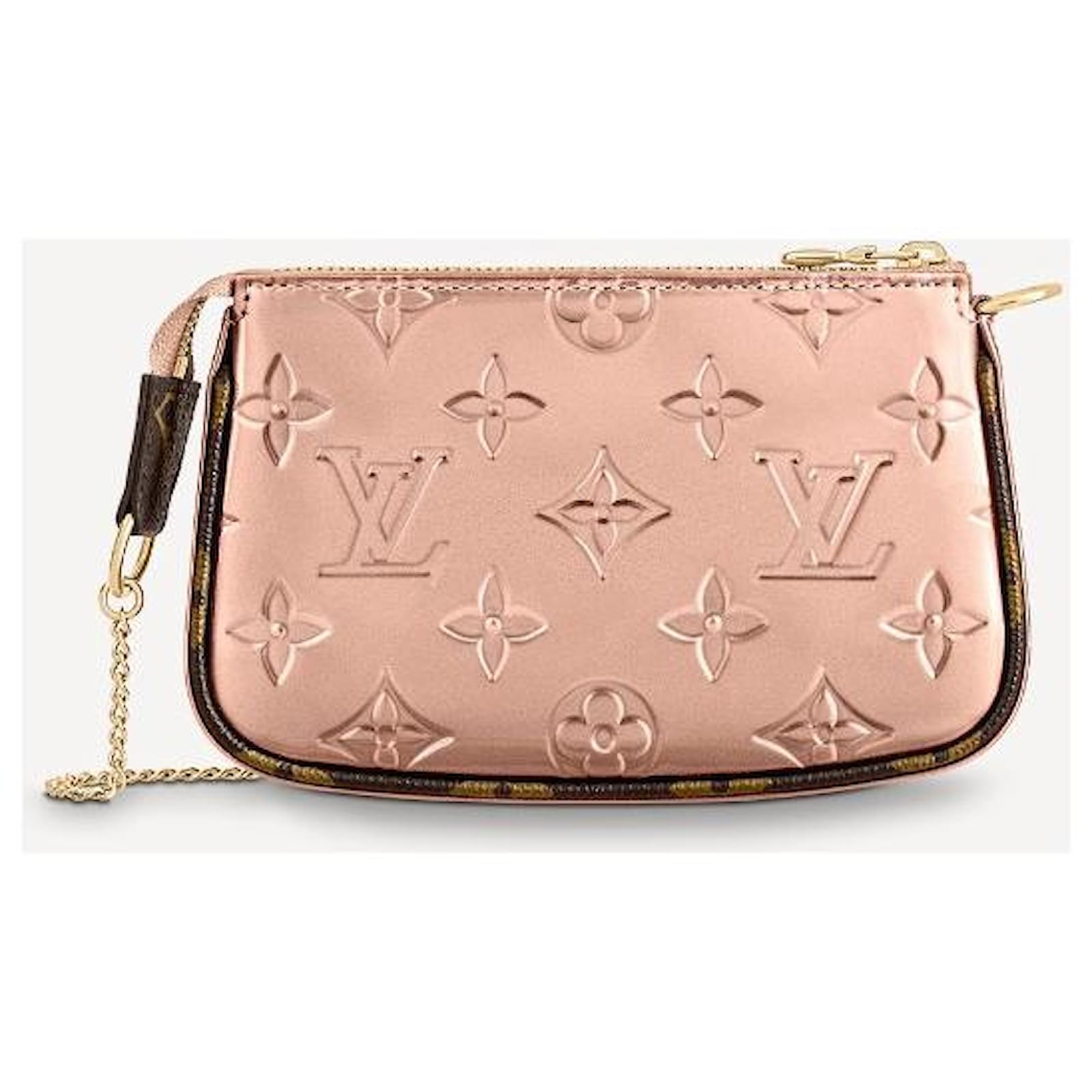 Louis Vuitton Mini Pochette Accessoires Rose Gold for Women