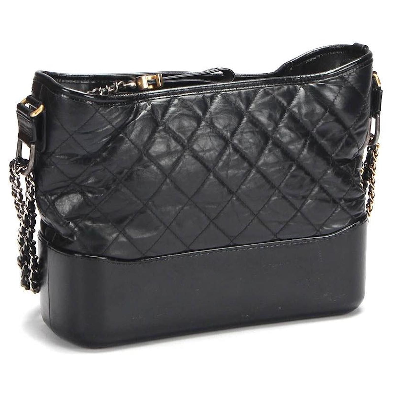 Chanel Medium Gabrielle Shoulder Bag in black Lambskin ref.391668 ...