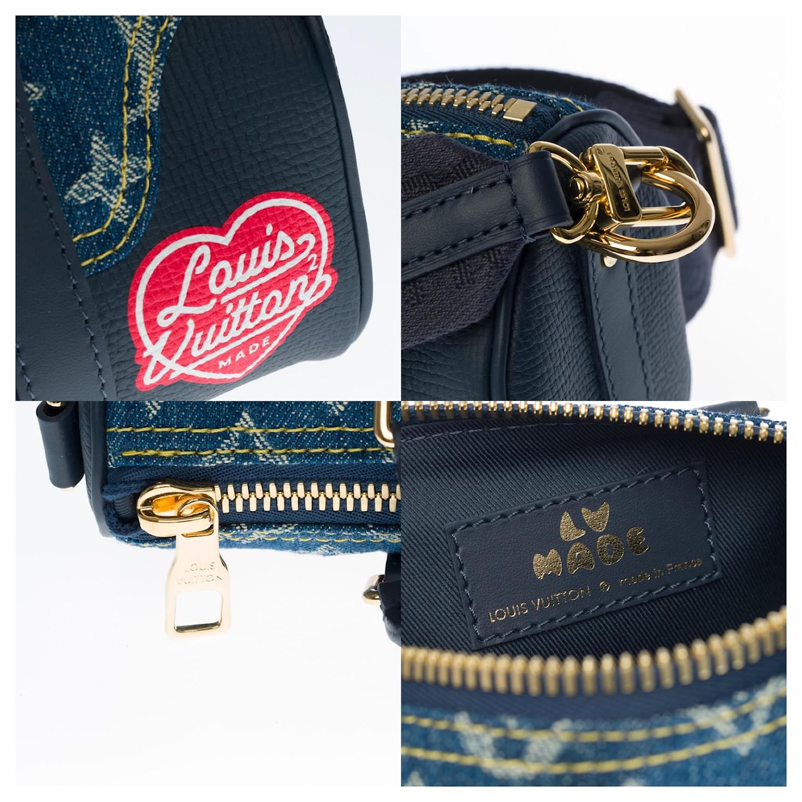 BRAND NEW-Limited edition Louis Vuitton keepall XS strap in blue