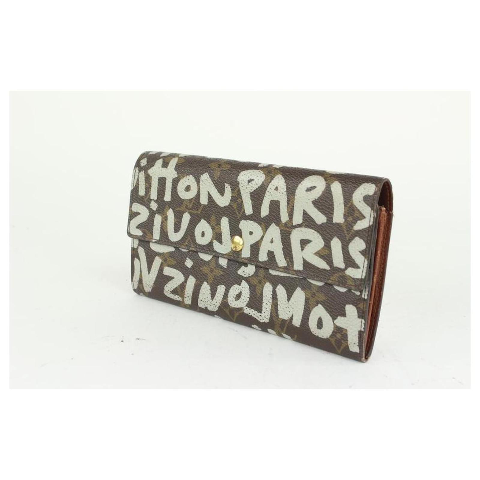 Louis Vuitton Sprouse Monogram Graffiti Porte Tresor Sarah Long Flap Wallet