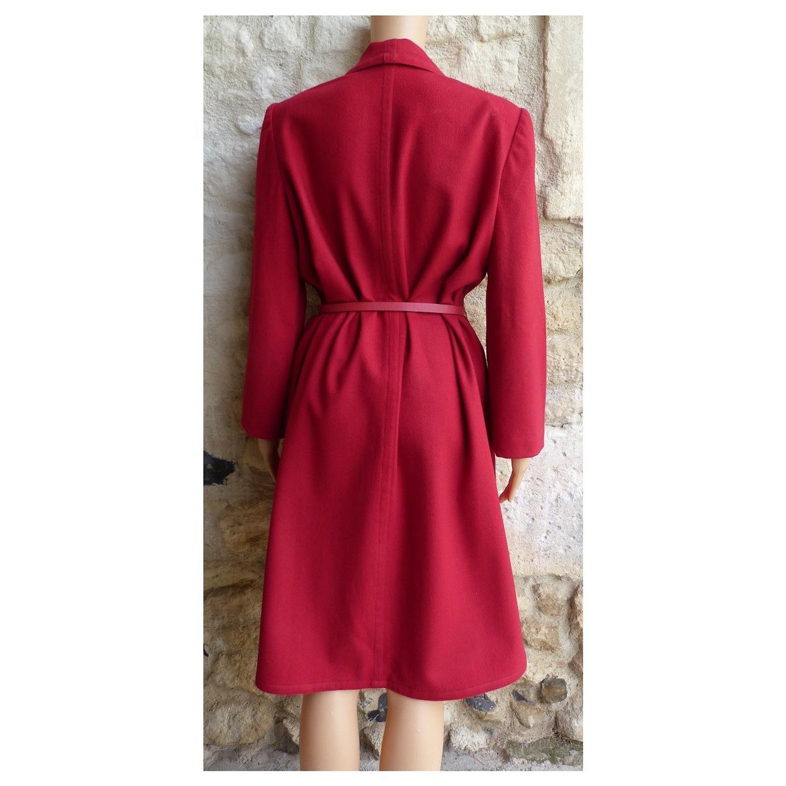 Manteau JEAN-LOUIS SCHERRER Marron – Taille M, Occasion Très Bon état, Doublure Fourrure