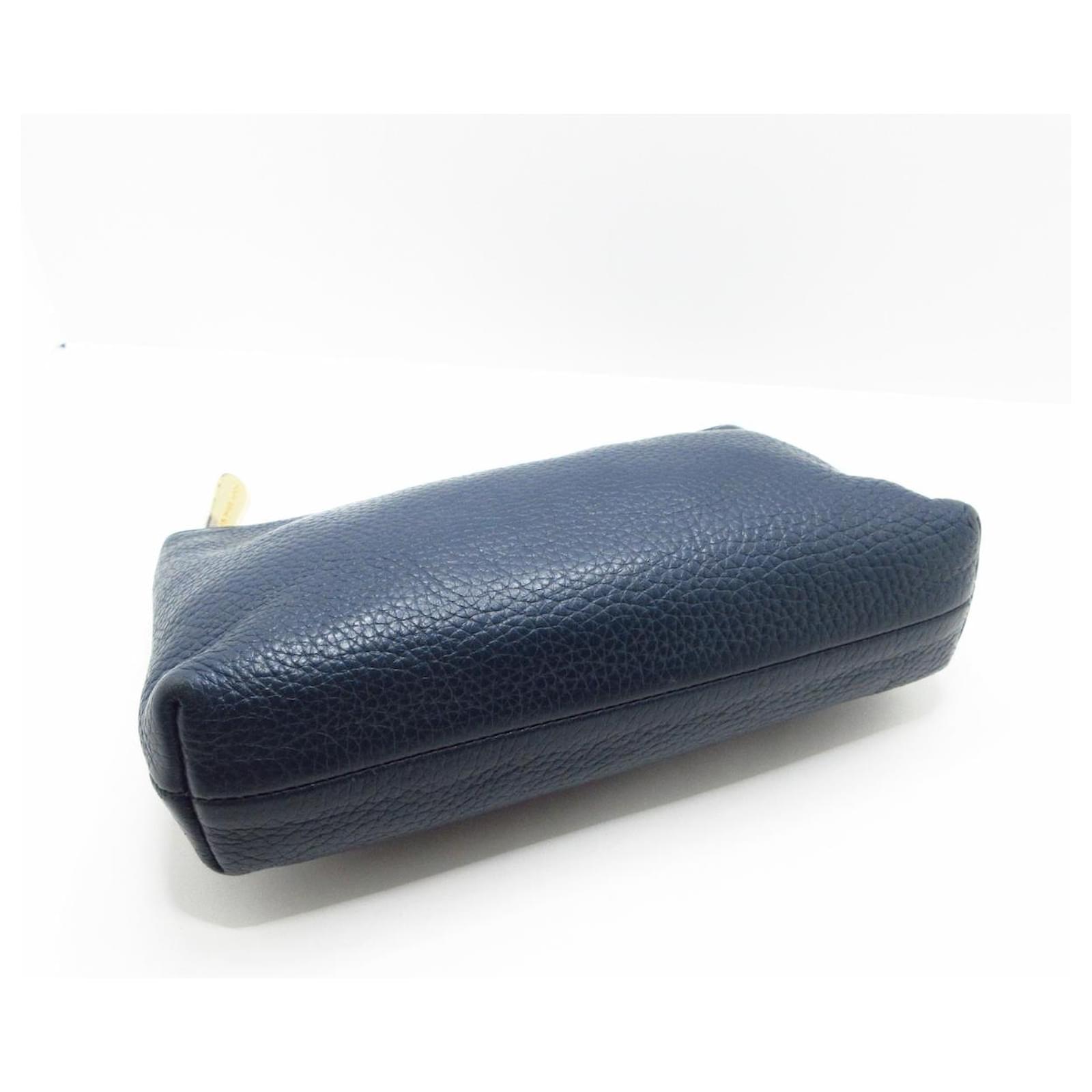 michael kors navy clutch bag