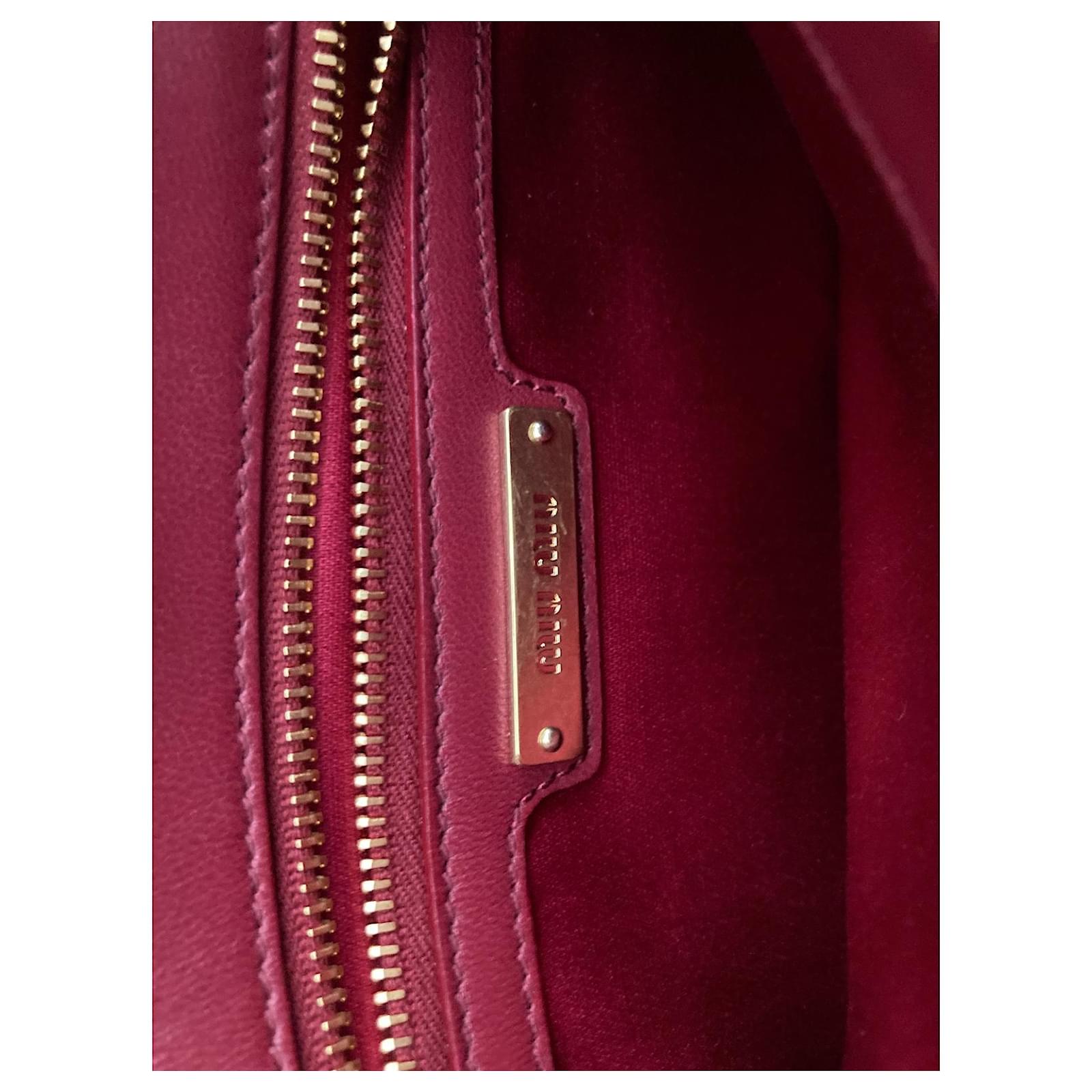 Miu Miu Handbags Red Lambskin ref.396045 - Joli Closet