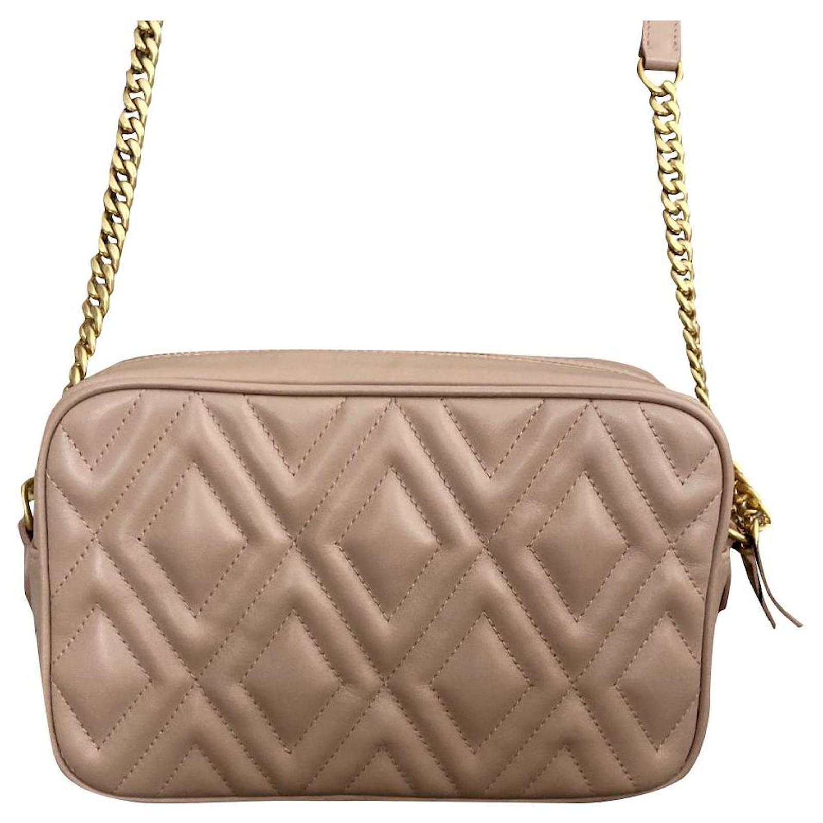 Miu Miu Pre-owned Women's Leather Handbag - Beige - One Size