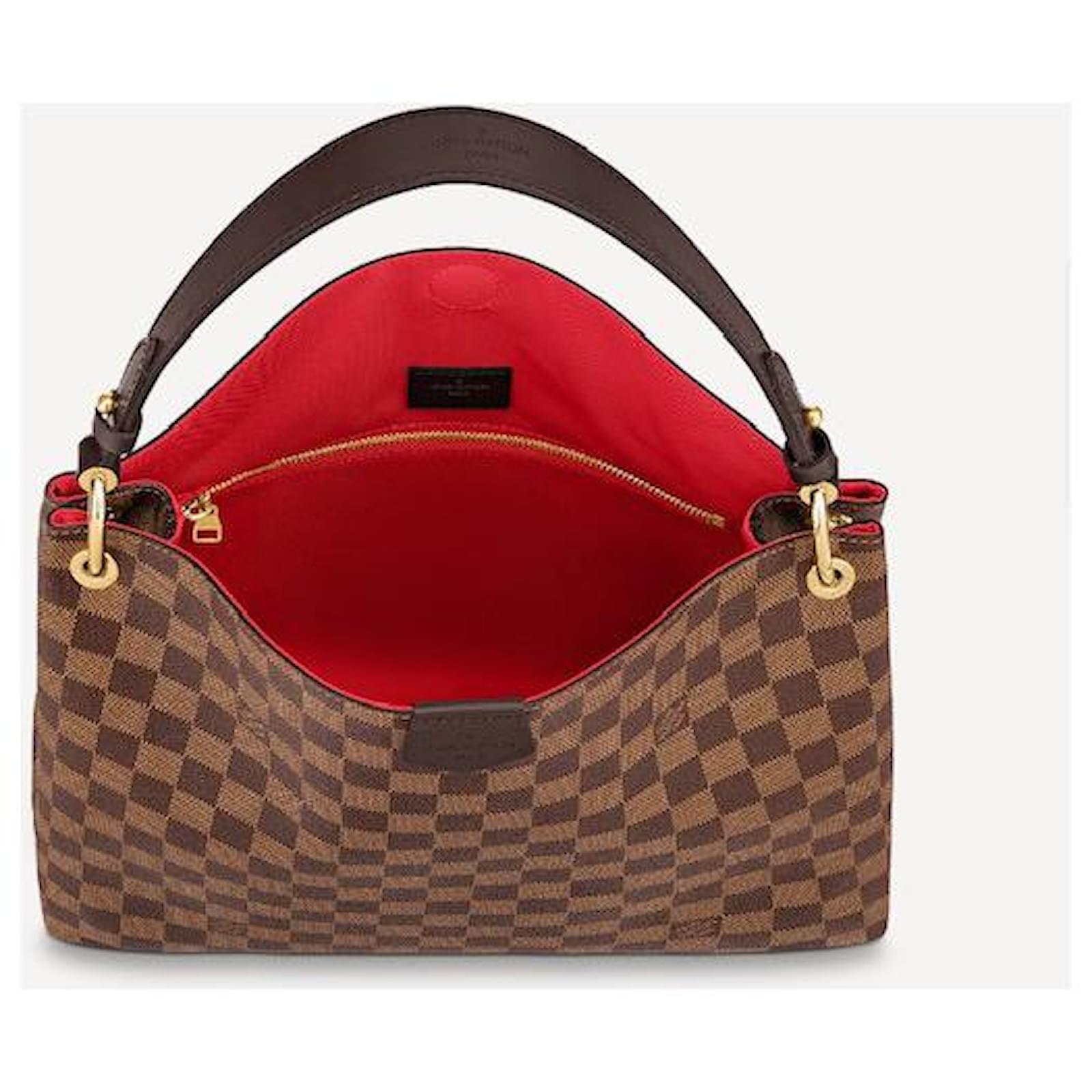 Louis Vuitton LV Graceful PM Mono Brown Leather ref.398933 - Joli Closet