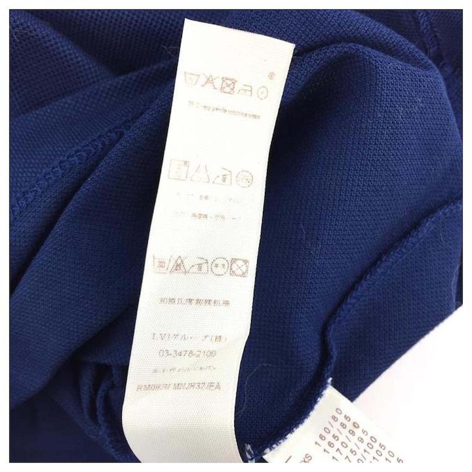 Louis Vuitton Blue L Midnight Lv Monogram Polo Tee Shirt ref