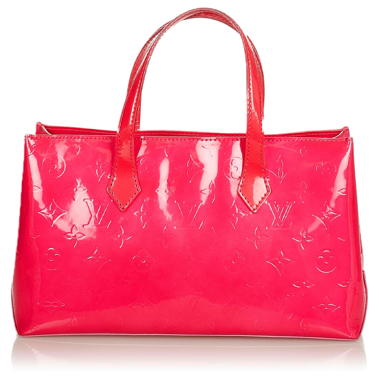 Louis Vuitton Pink Vernis Wilshire PM Leather Patent leather ref