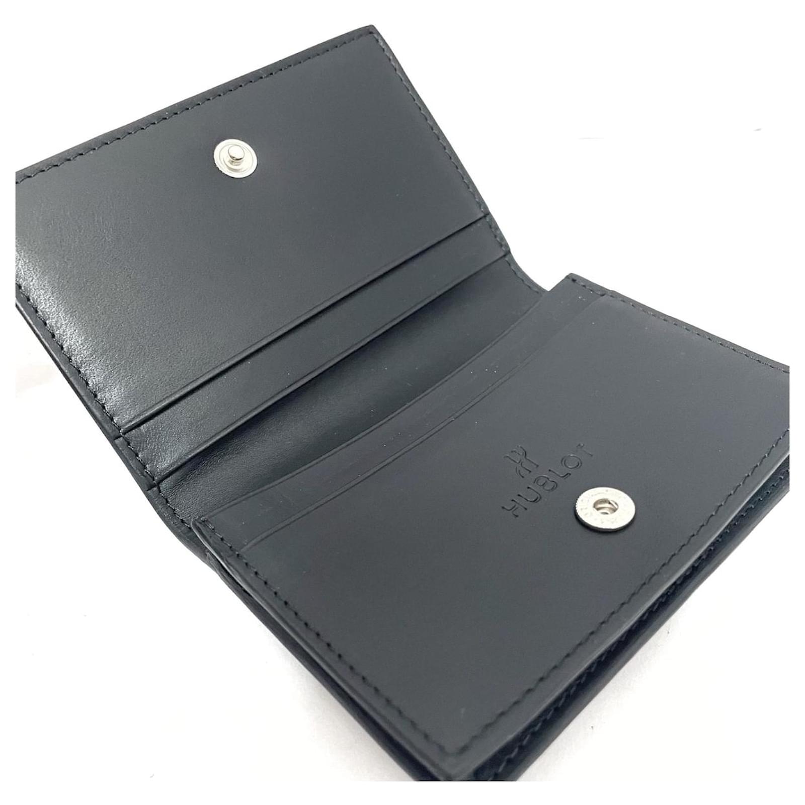 Hublot Black Leather Cardholder