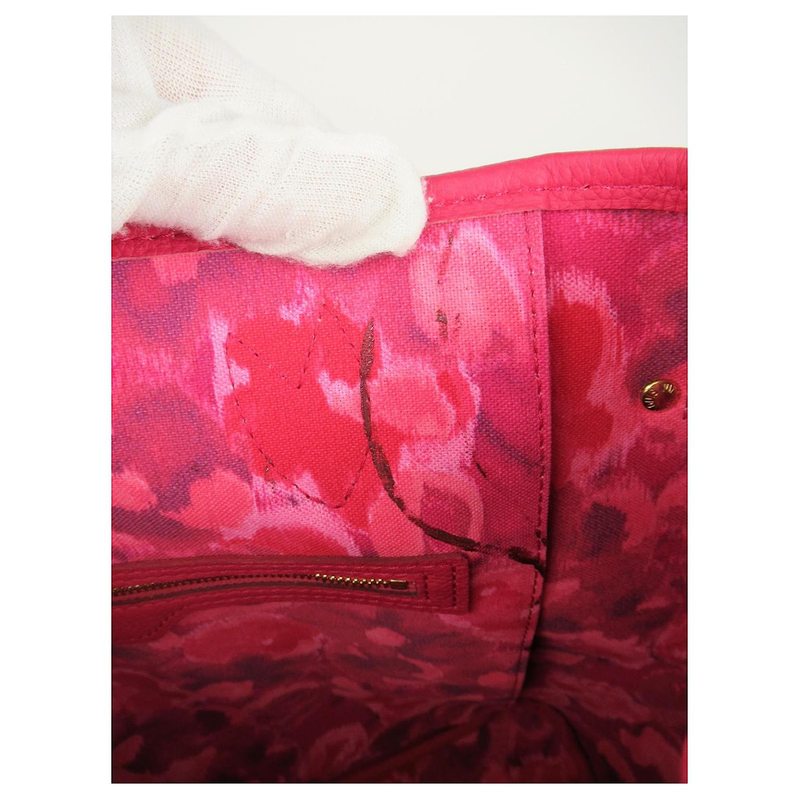 Louis Vuitton Hand tote bag, Neverfull Flower Ikat pattern Brown Cloth  ref.398032 - Joli Closet