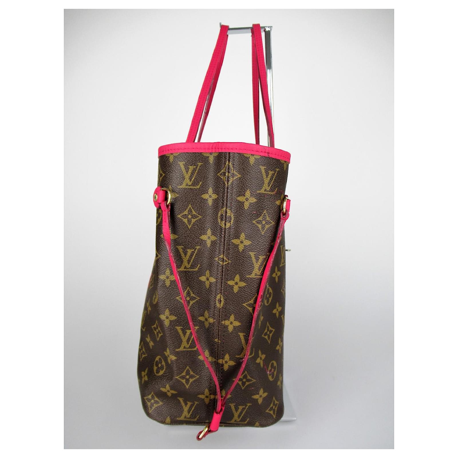 Louis Vuitton Hand tote bag, Neverfull Flower Ikat pattern Brown