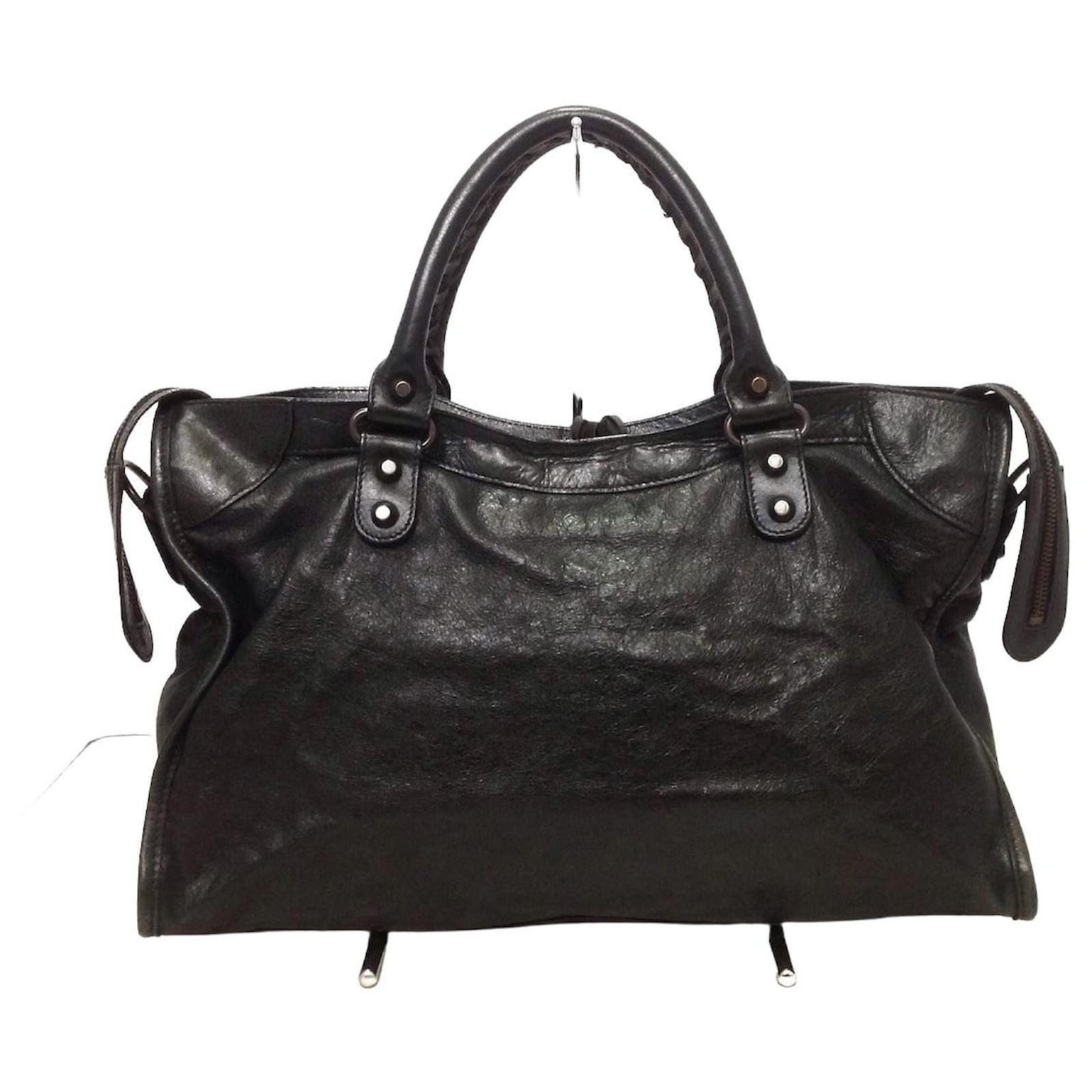 balenciaga city black