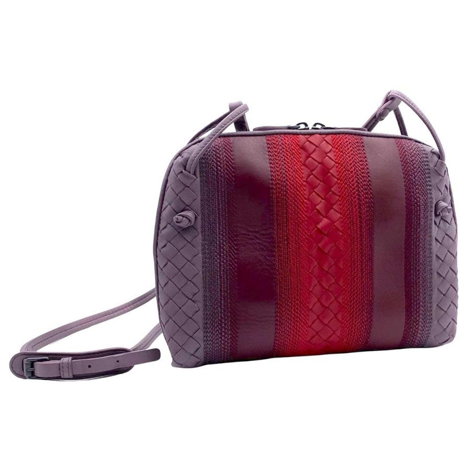 Bottega Veneta Nodini Crossbody Bag Embroidered Intrecciato Nappa Small