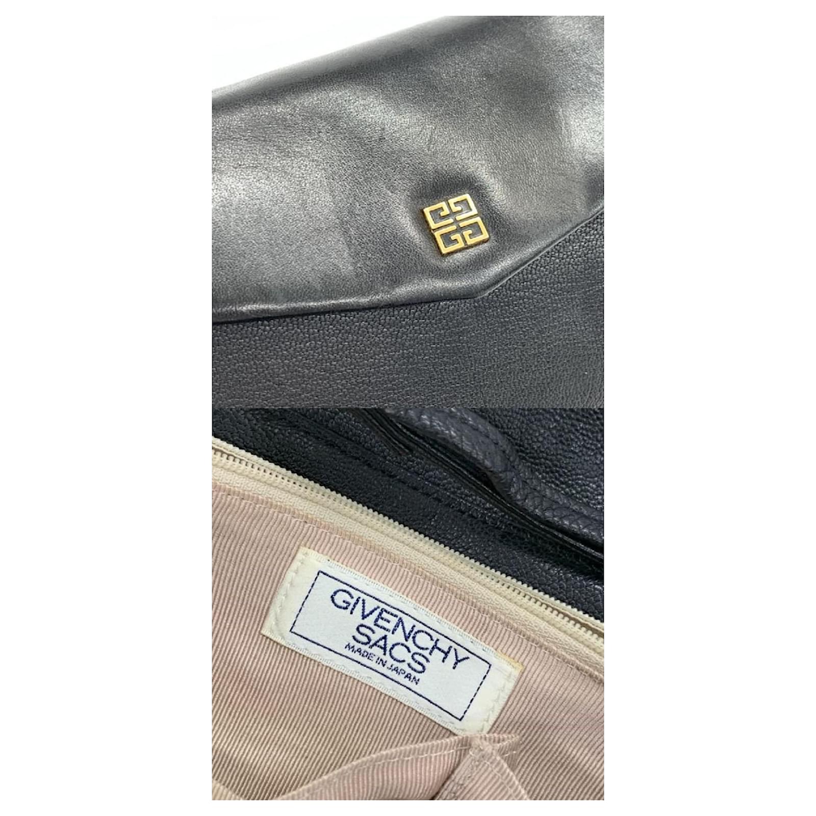 Used] GIVENCHY Vintage logo metal fittings leather 2WAY long