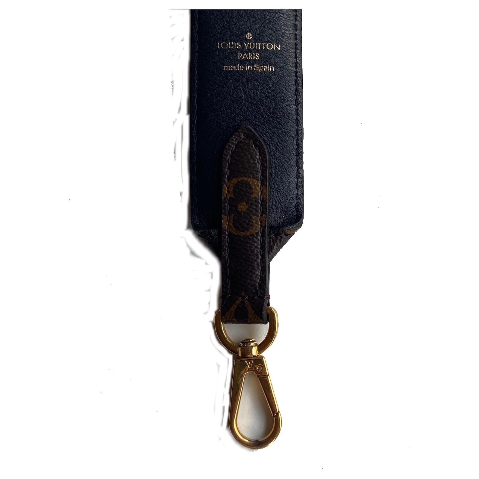 Louis Vuitton Braunes Lederarmband mit monogeprägter Schnalle ref.937898 -  Joli Closet