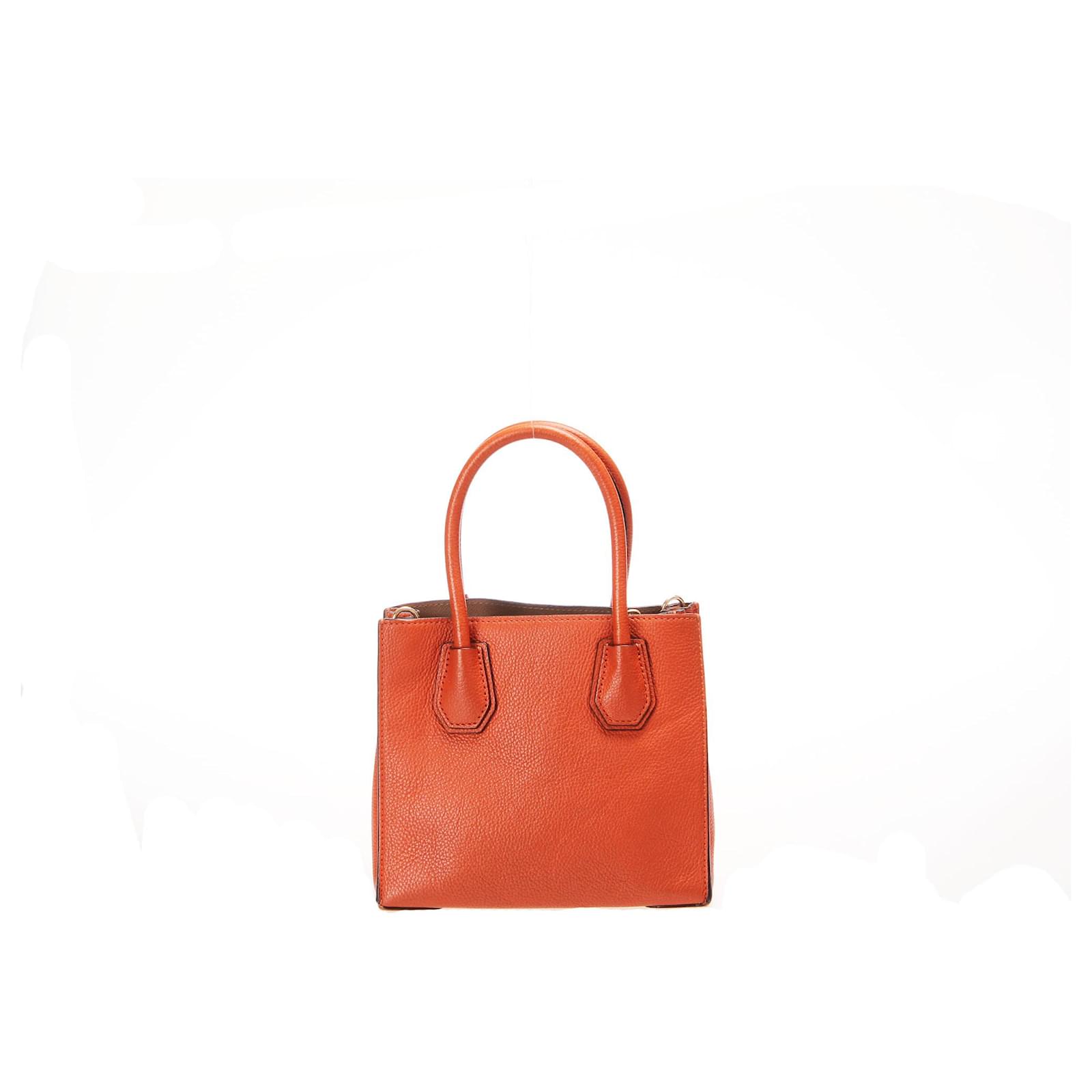 Michael Kors Handbag Orange Leather ref.401765 Joli Closet
