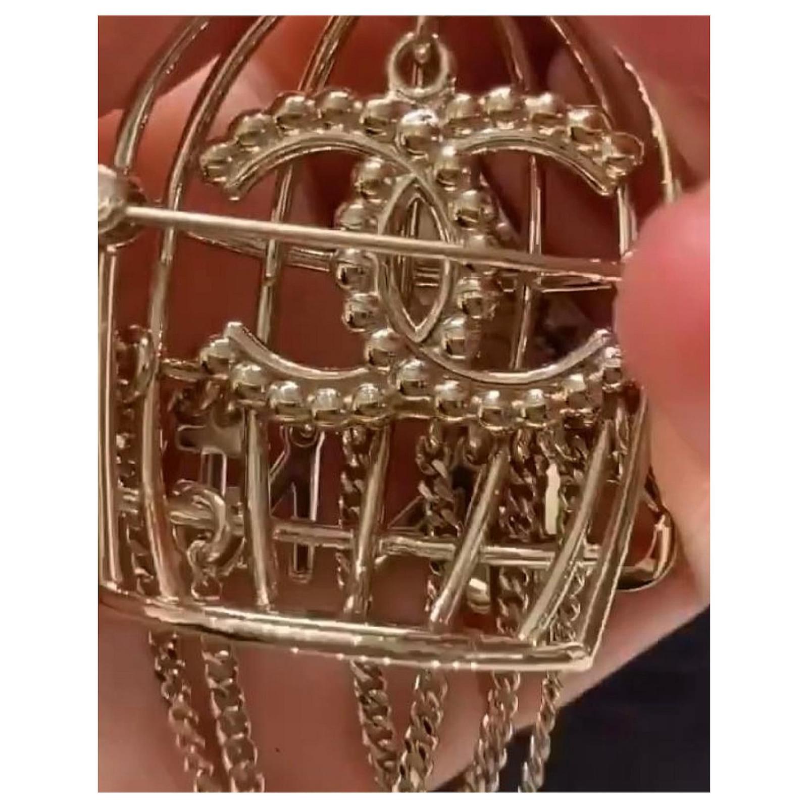 Pins & Brooches Chanel Chanel Birdcage Brooch Pin