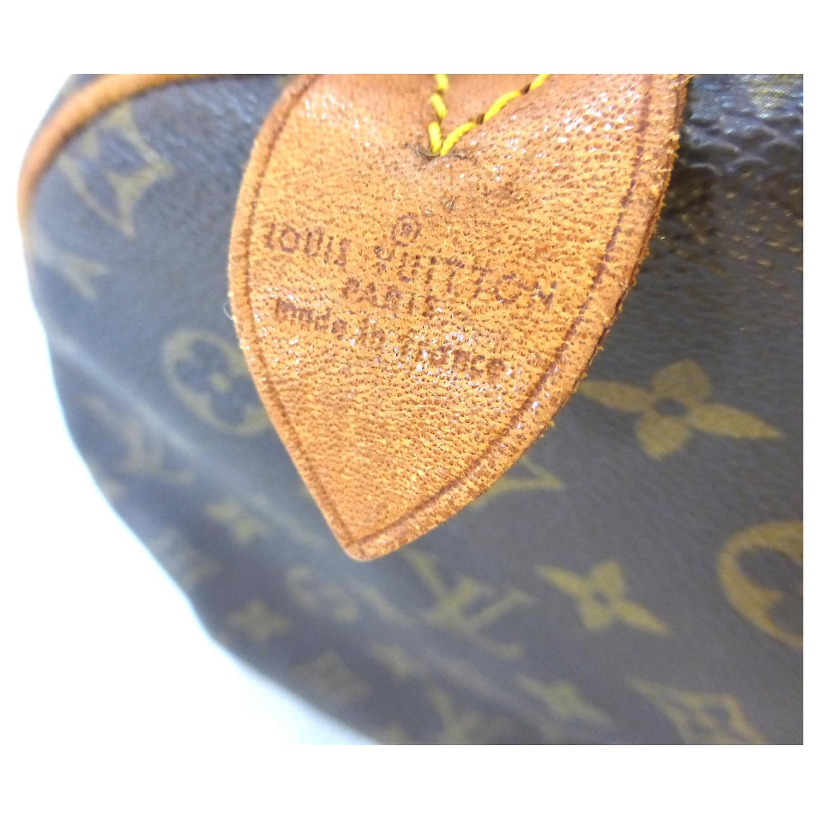 Louis Vuitton keepall 55 Monogram Brown Leather ref.401910 - Joli Closet