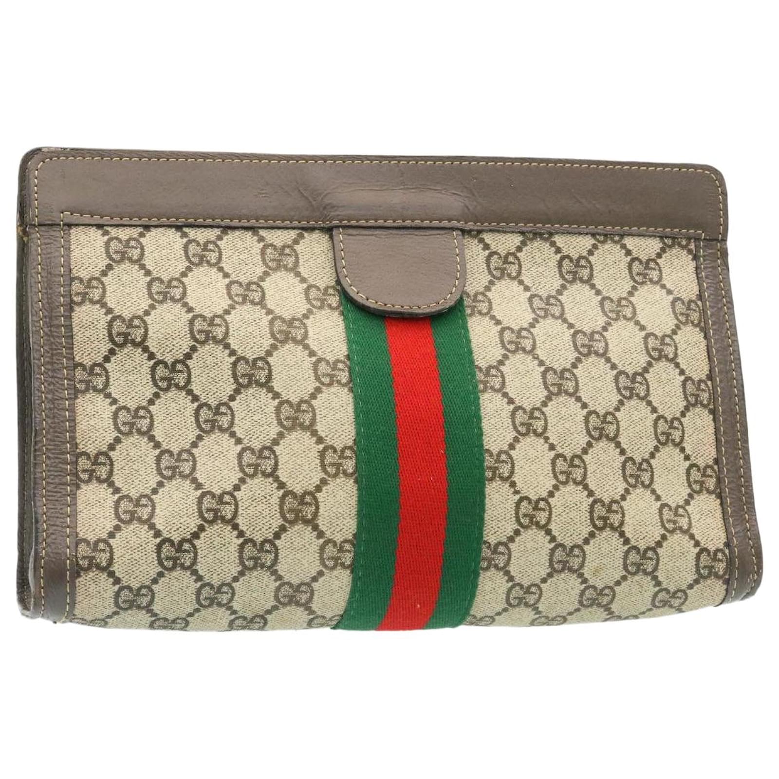 Gucci Clutch bag Beige Cloth ref.402001 - Joli Closet