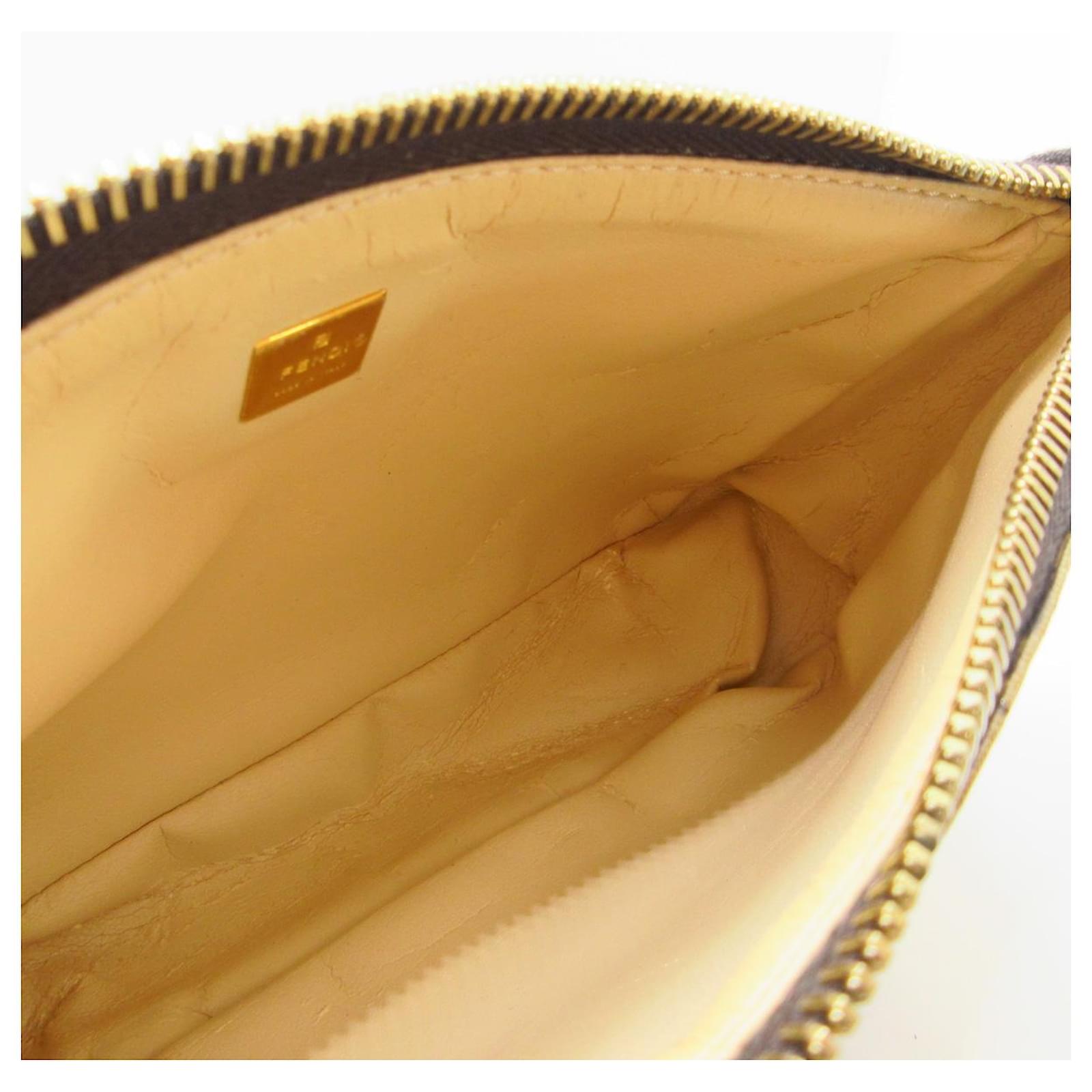 Fendi Clutch bag Beige Cloth ref.402505 - Joli Closet