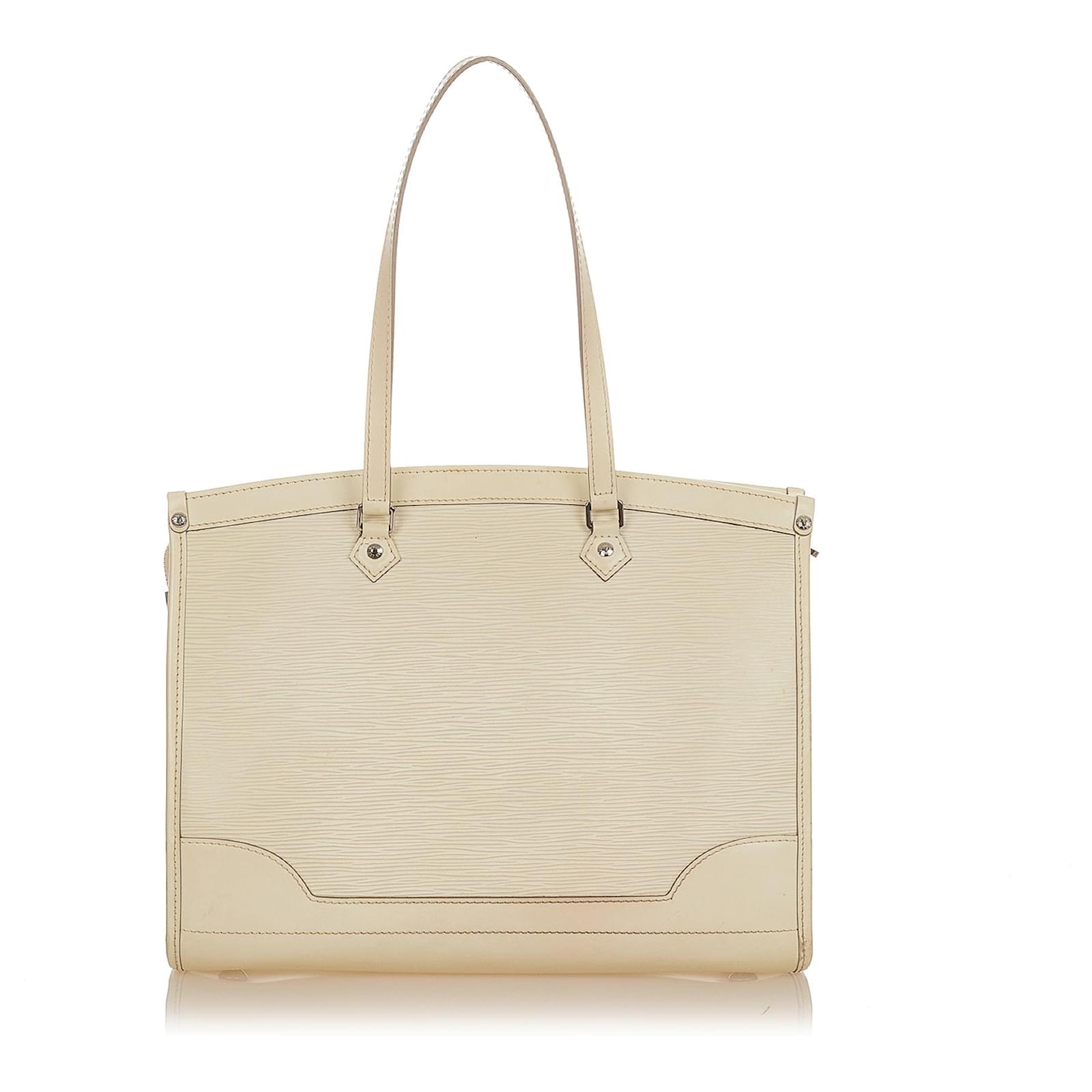 Louis Vuitton Madeline GM in White Epi Leather Cream ref.621484 - Joli  Closet