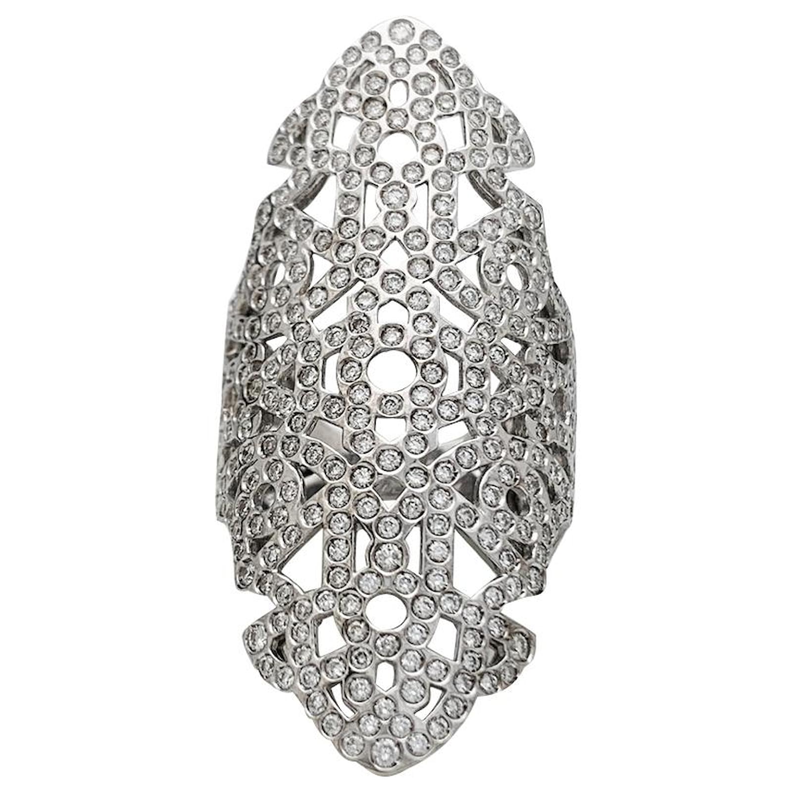 Repossi Maure ring in white gold and diamonds ref 403458 Joli Closet