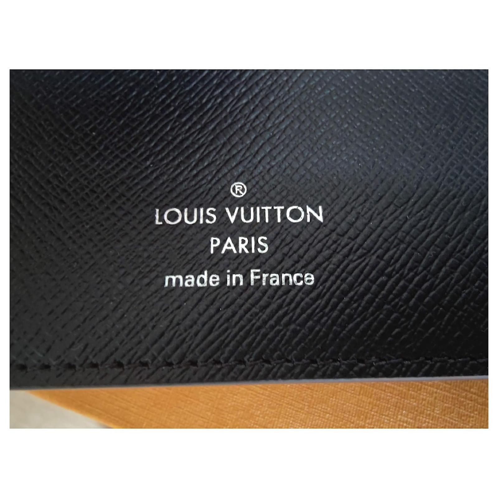 Louis Vuitton Amerigo Wallet Dark grey Cloth ref.403895 - Joli Closet