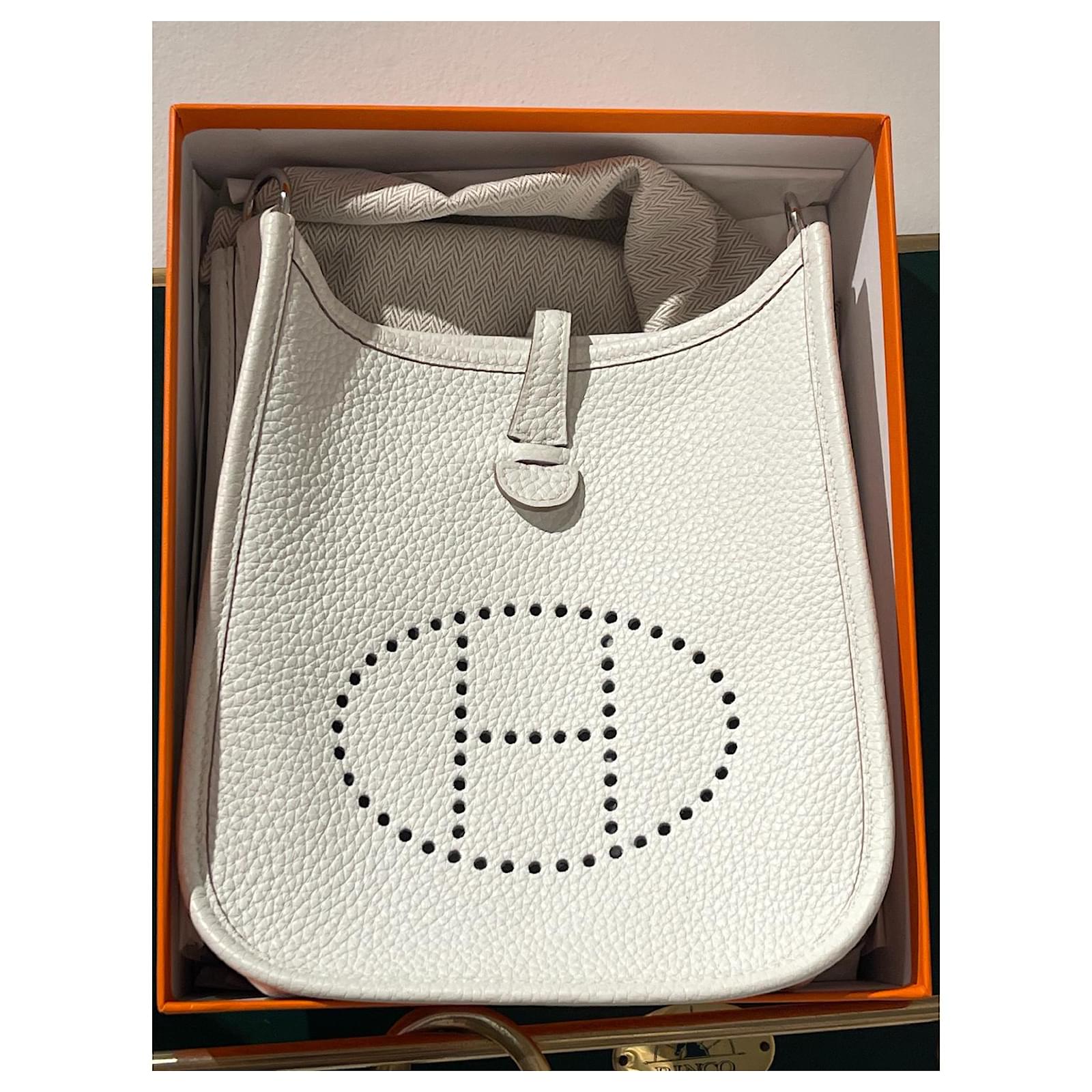 Hermès Hermes Mini Evelyn bag Leather ref.578496 - Joli Closet