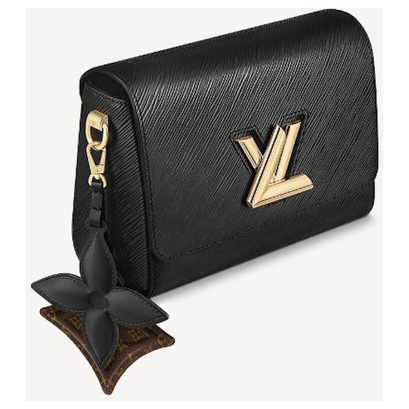Louis Vuitton LV Twist MM Epi bag Black Leather ref.785403 - Joli Closet