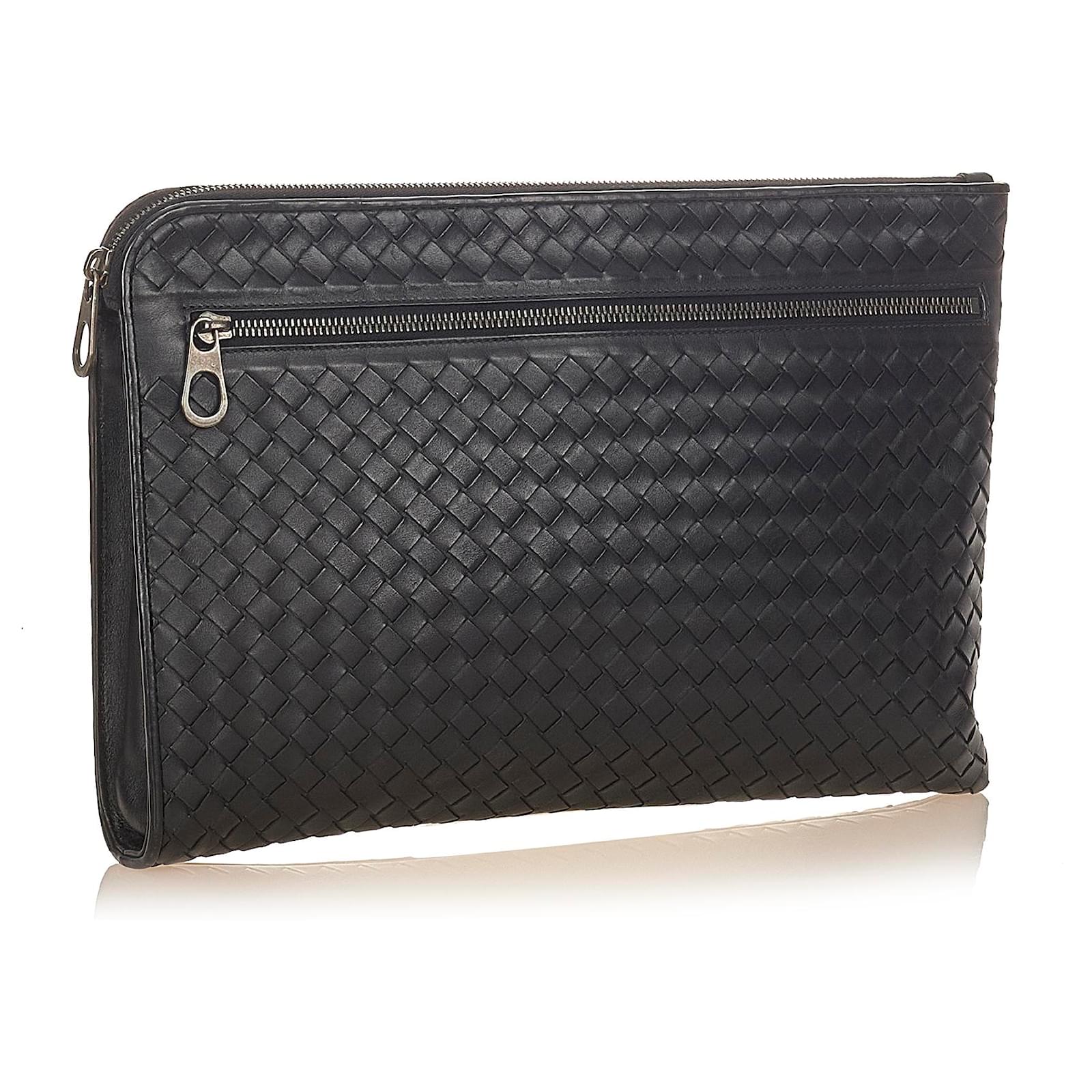 クラッチバッグ BOTTEGA VENETA CLUTCH BAG (816987V3IV1 2504) Bottega Veneta clutch bag in intrecciato dots black | eBay