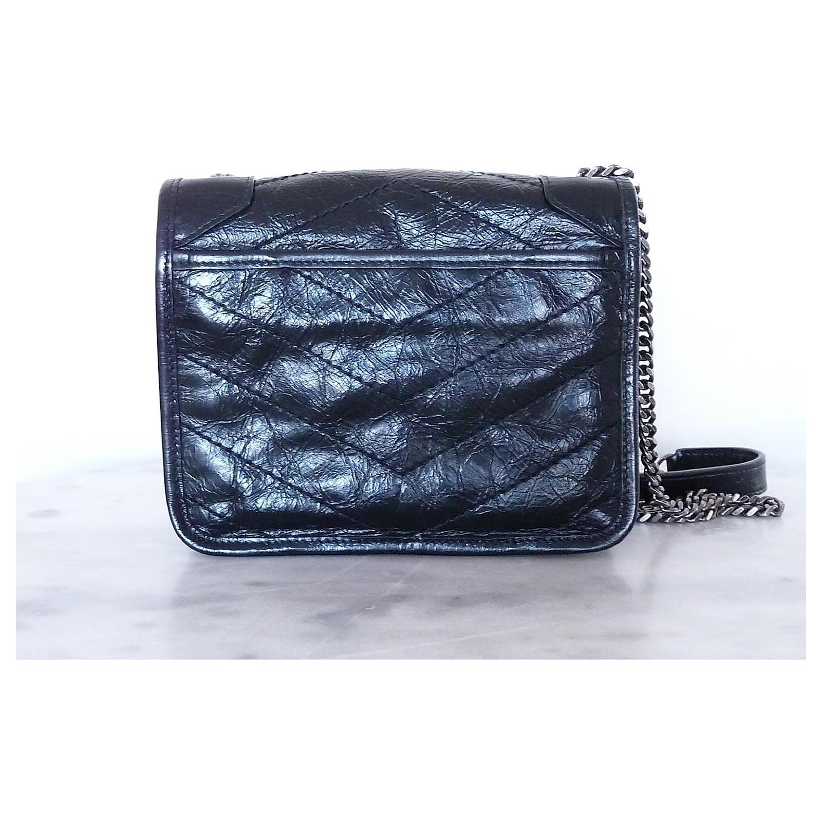 extra large black leather handbags