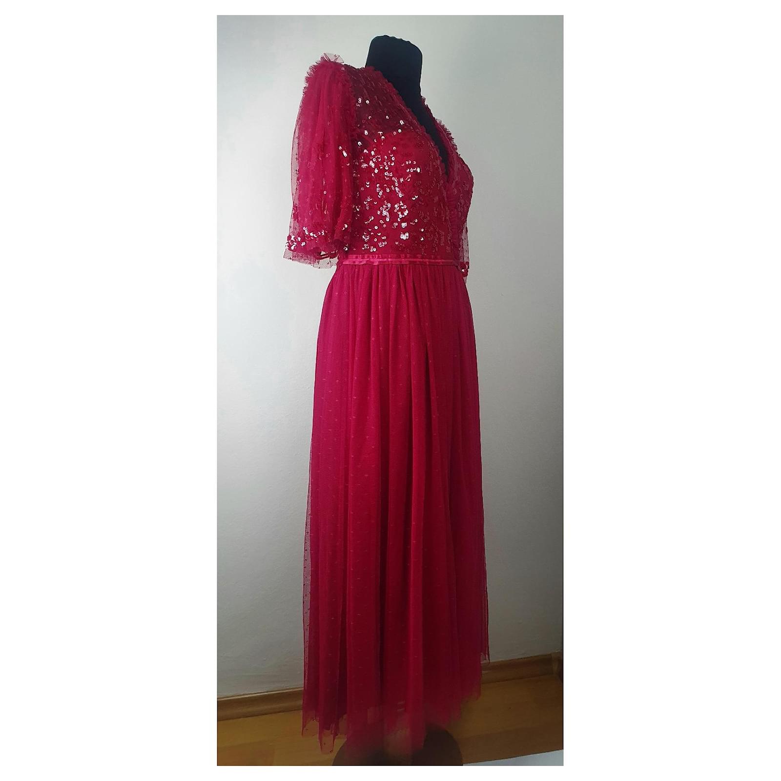 knee length dresses for ladies Lace Patchwork Cami Midi Dress main image 1