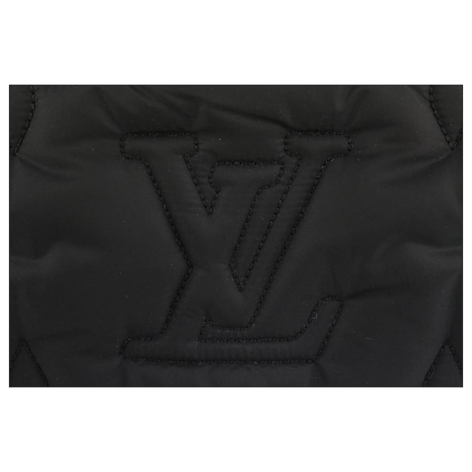 Louis Vuitton Black x Fuchsia Pillow Monogram Puffy Multi Pochette