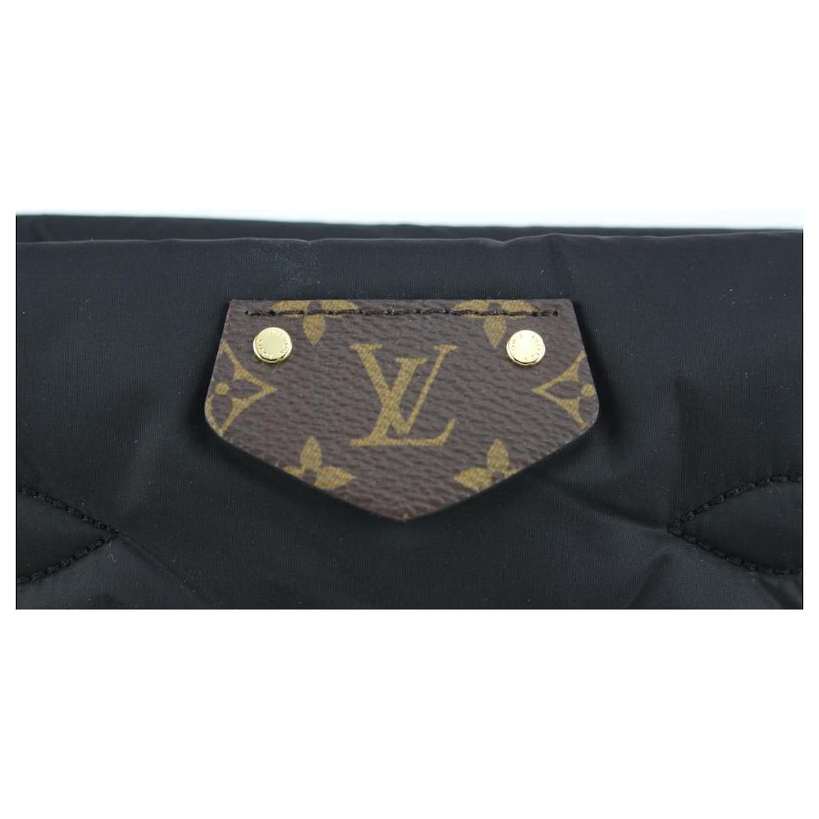 Louis Vuitton Black Puffer Monogram Pillow Multi Pochette Maxi