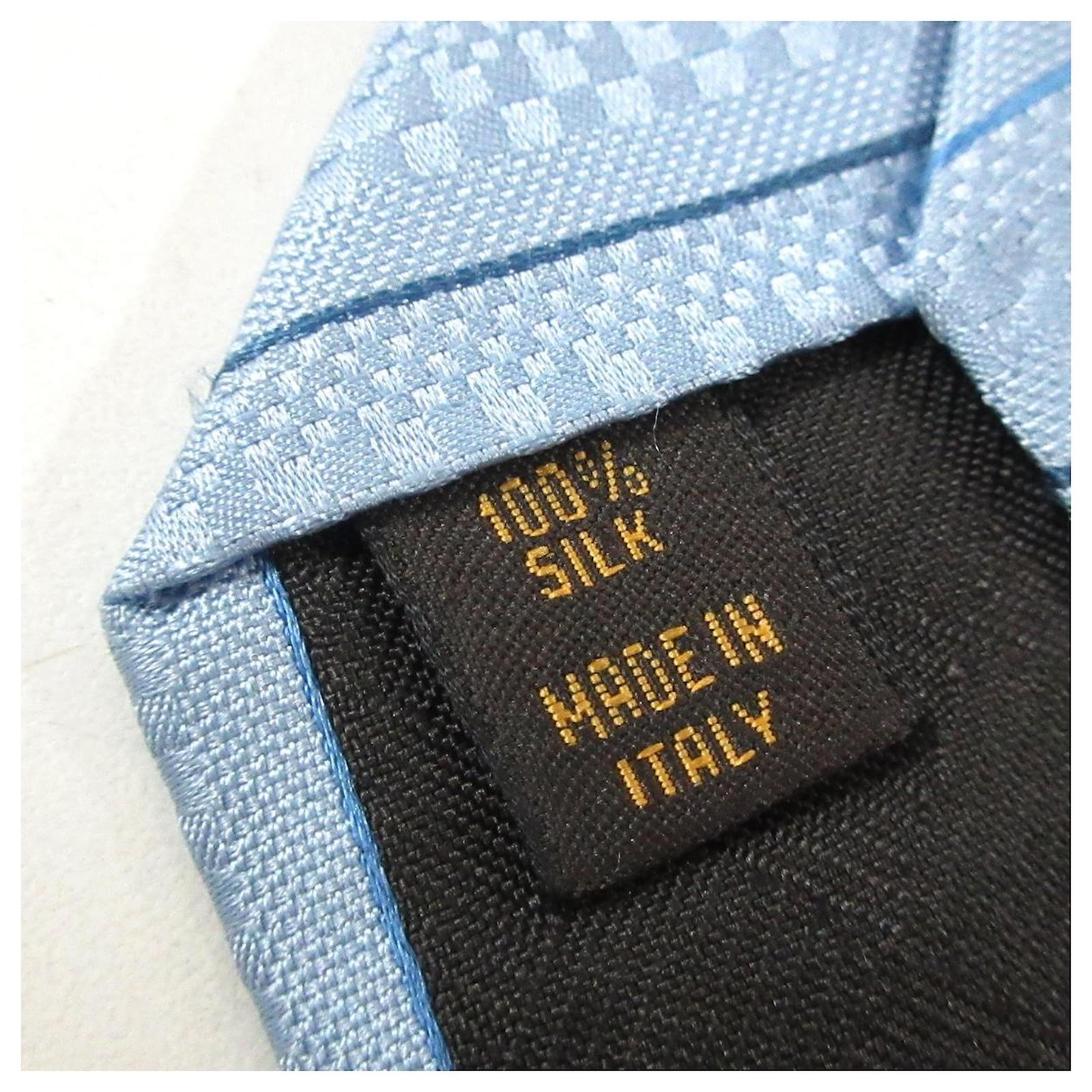 Louis Vuitton Krawatte Hellblau Seide ref.420347 - Joli Closet